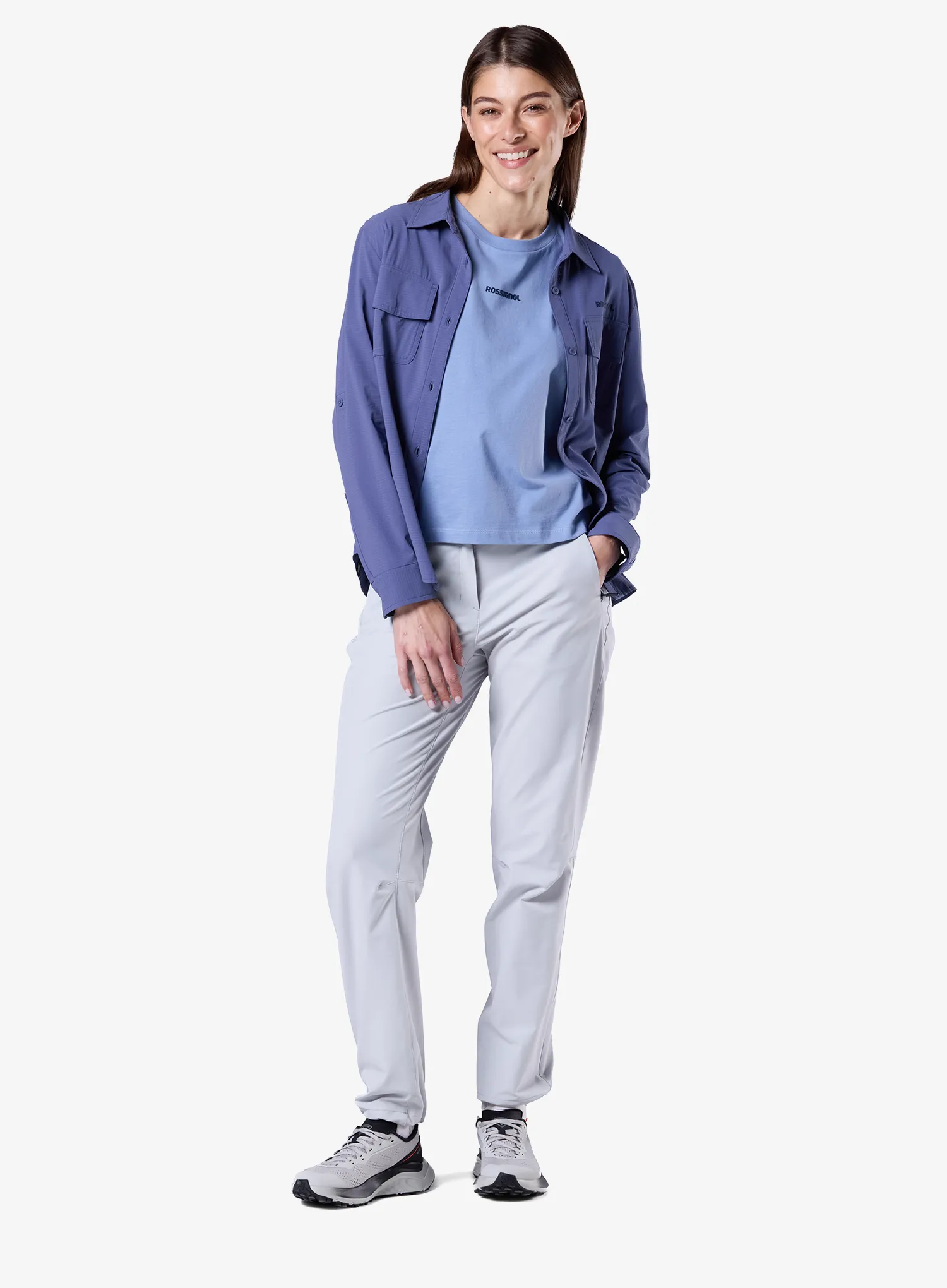 Bavlněné tričko dámské Rossignol Presset Tee - stonewash