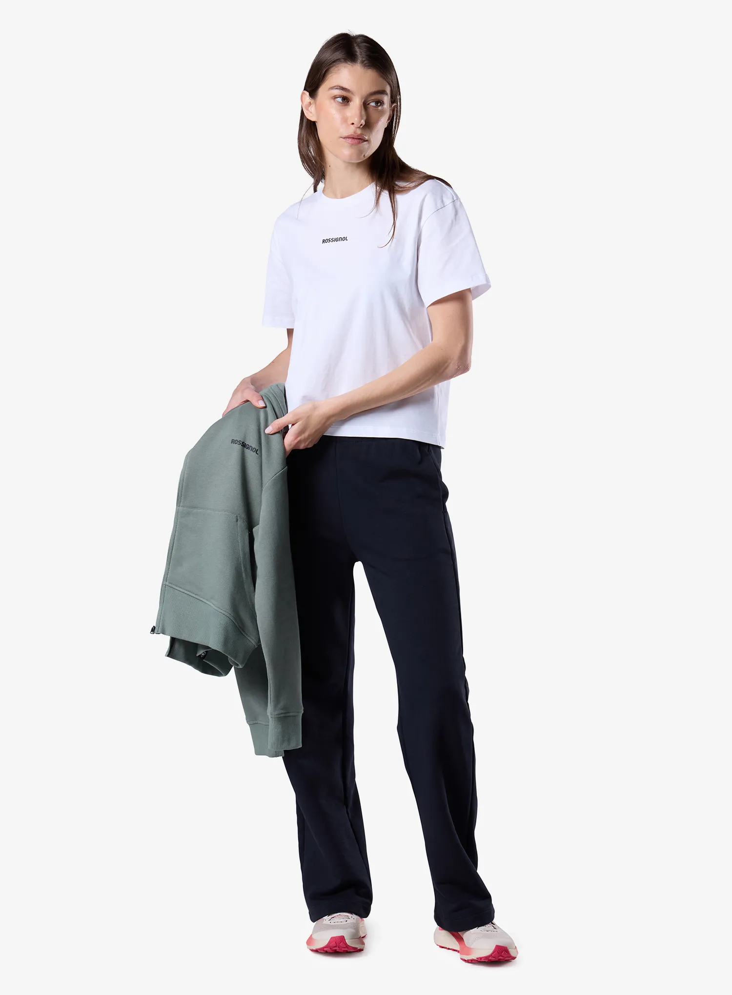 Bavlněné tričko dámské Rossignol Presset Tee - white/white