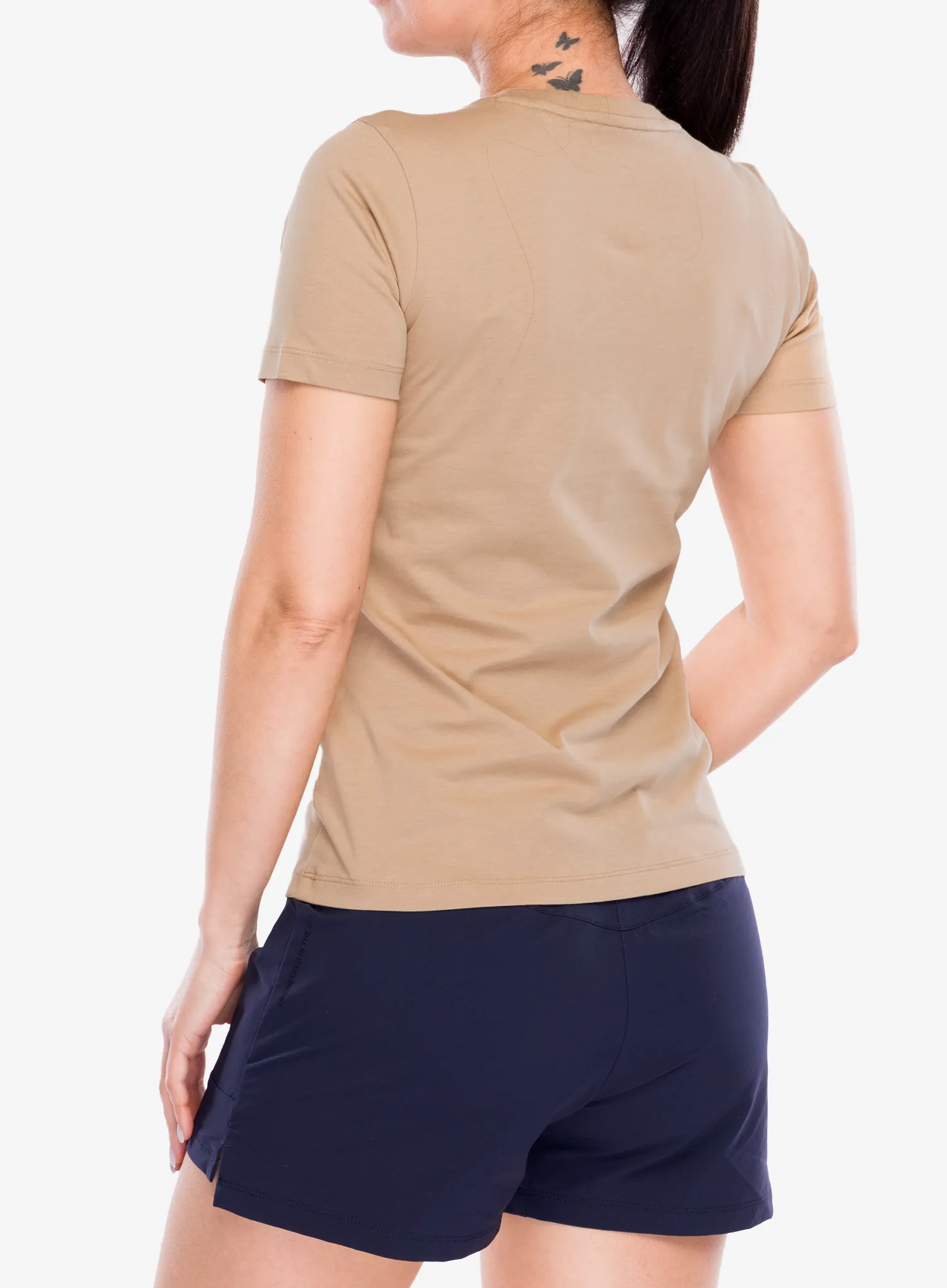 Bavlněné tričko dámské Salewa Eagle Logo Patch T-Shirt - quicksand