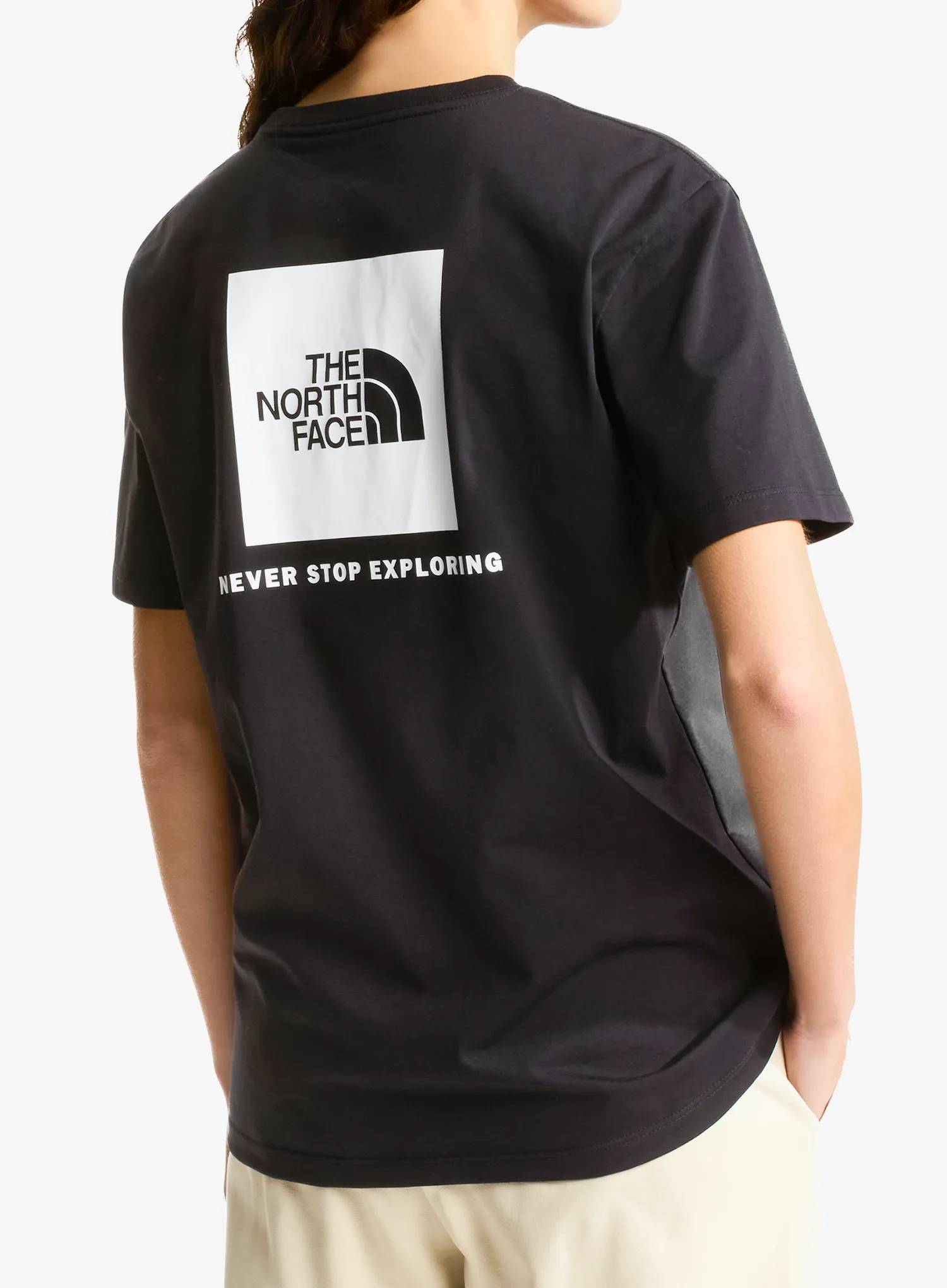 Bavlněné tričko dámské The North Face Evolution Half Dome Relaxed Short Sleeve - black/white