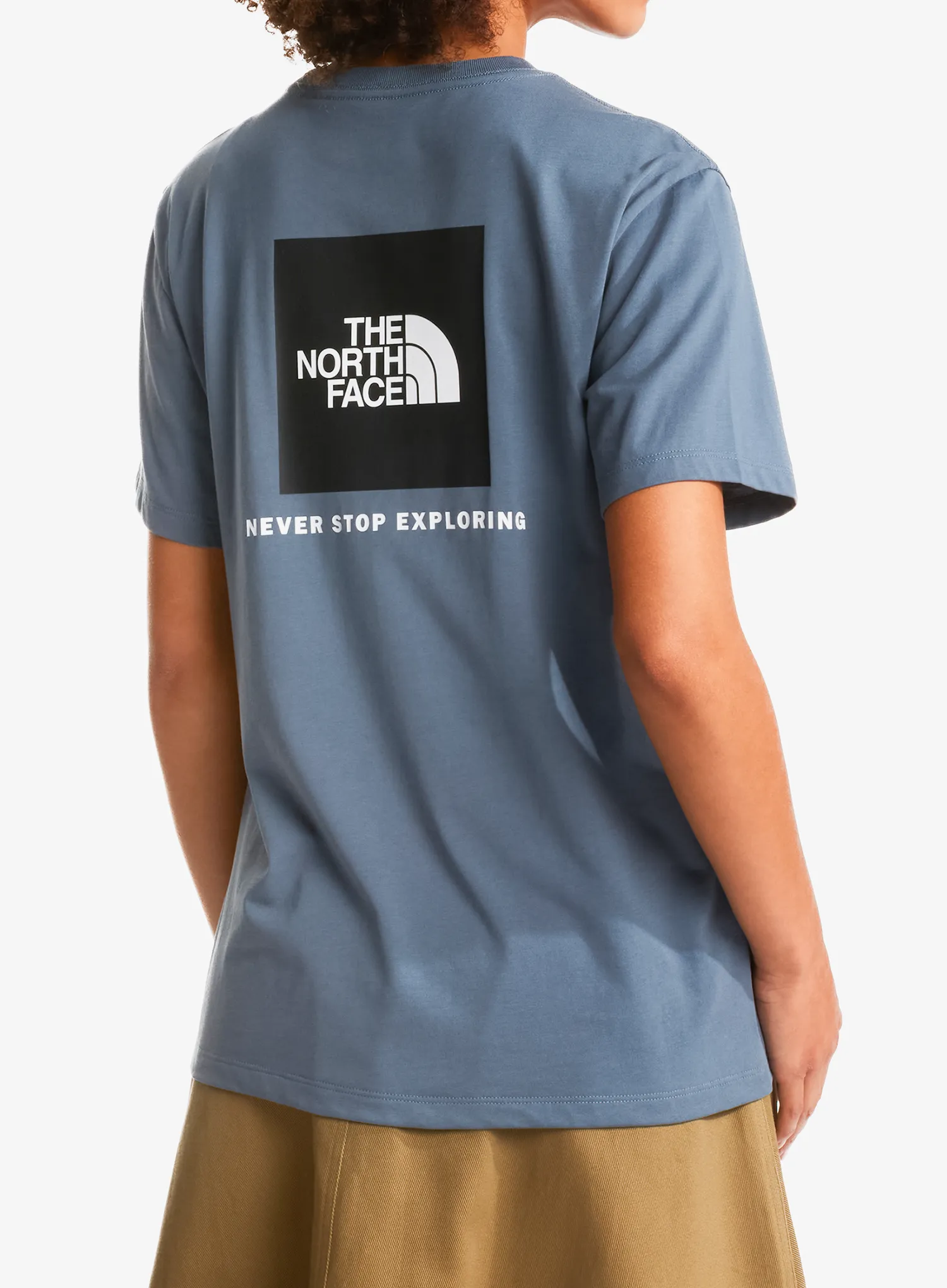 Bavlněné tričko dámské The North Face Evolution Half Dome Relaxed Short Sleeve - granite grey
