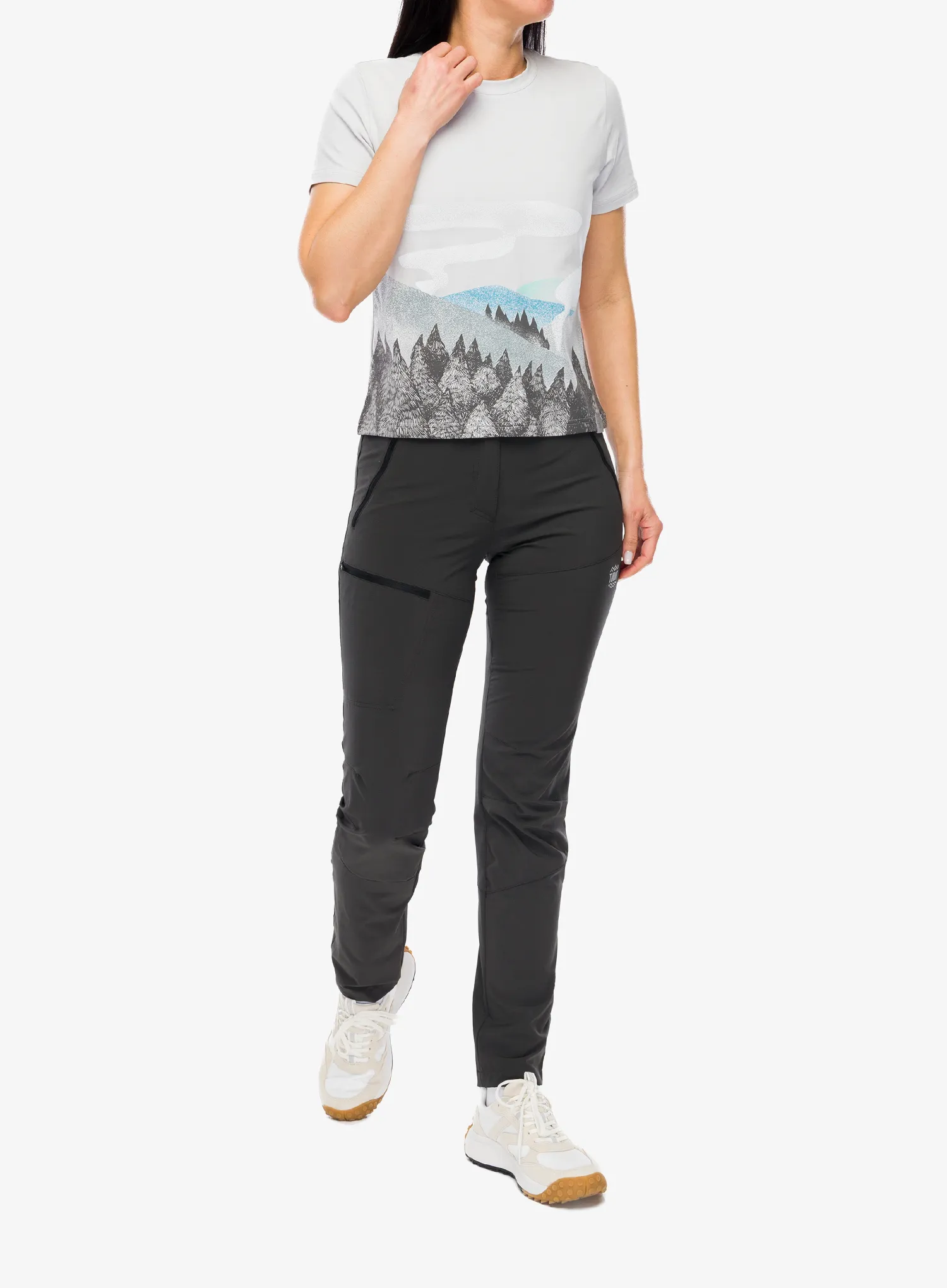 Bavlněné tričko dámské Turbat Fog T-Shirt - vapour blue