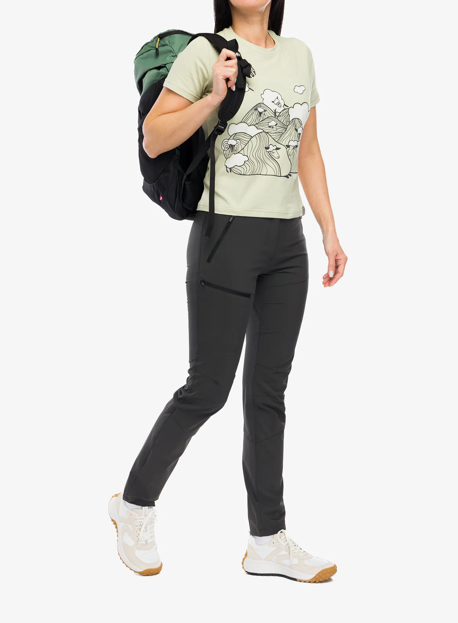 Bavlněné tričko dámské Turbat Vivcegora T-Shirt - bog lime