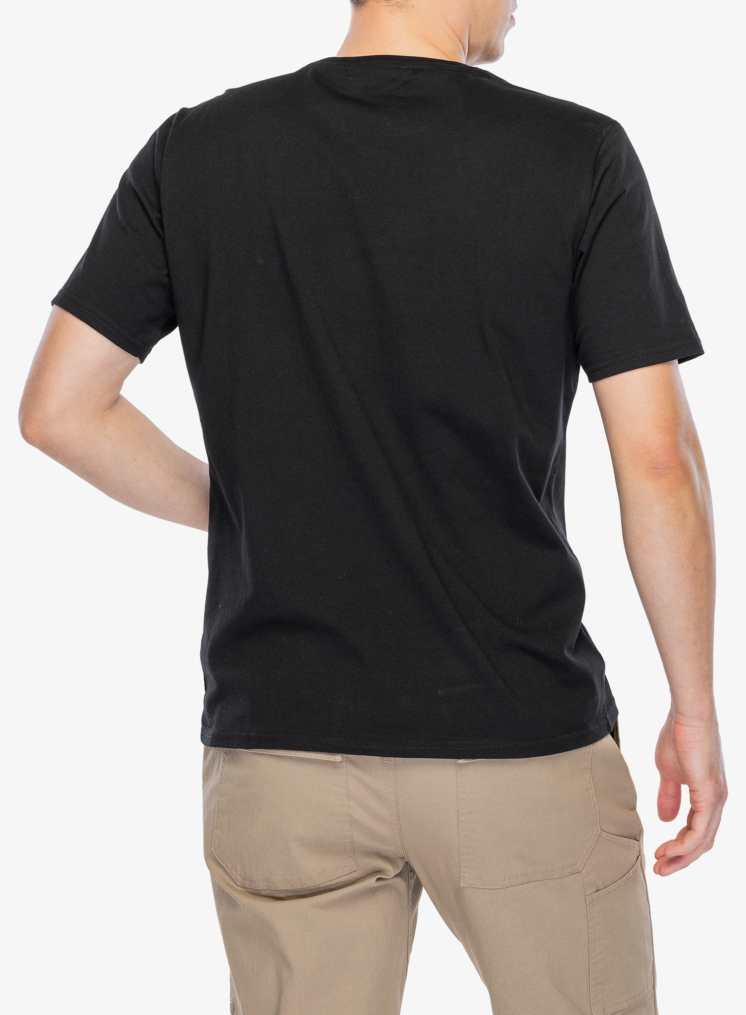 Bavlněné tričko Didriksons Harald T-Shirt Col - black