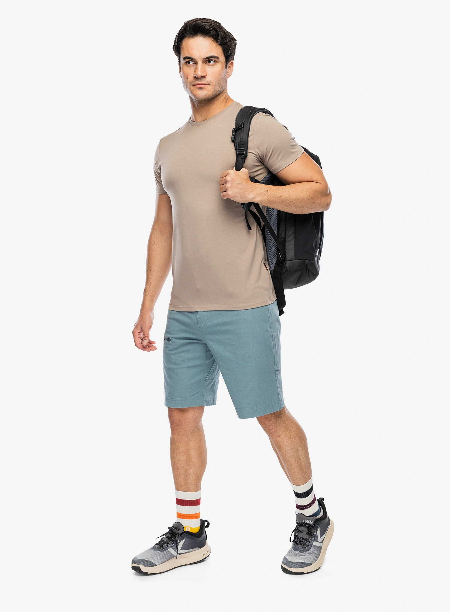 Bavlněné tričko Dovre O-neck Bamboo Viscose T-shirt - brown