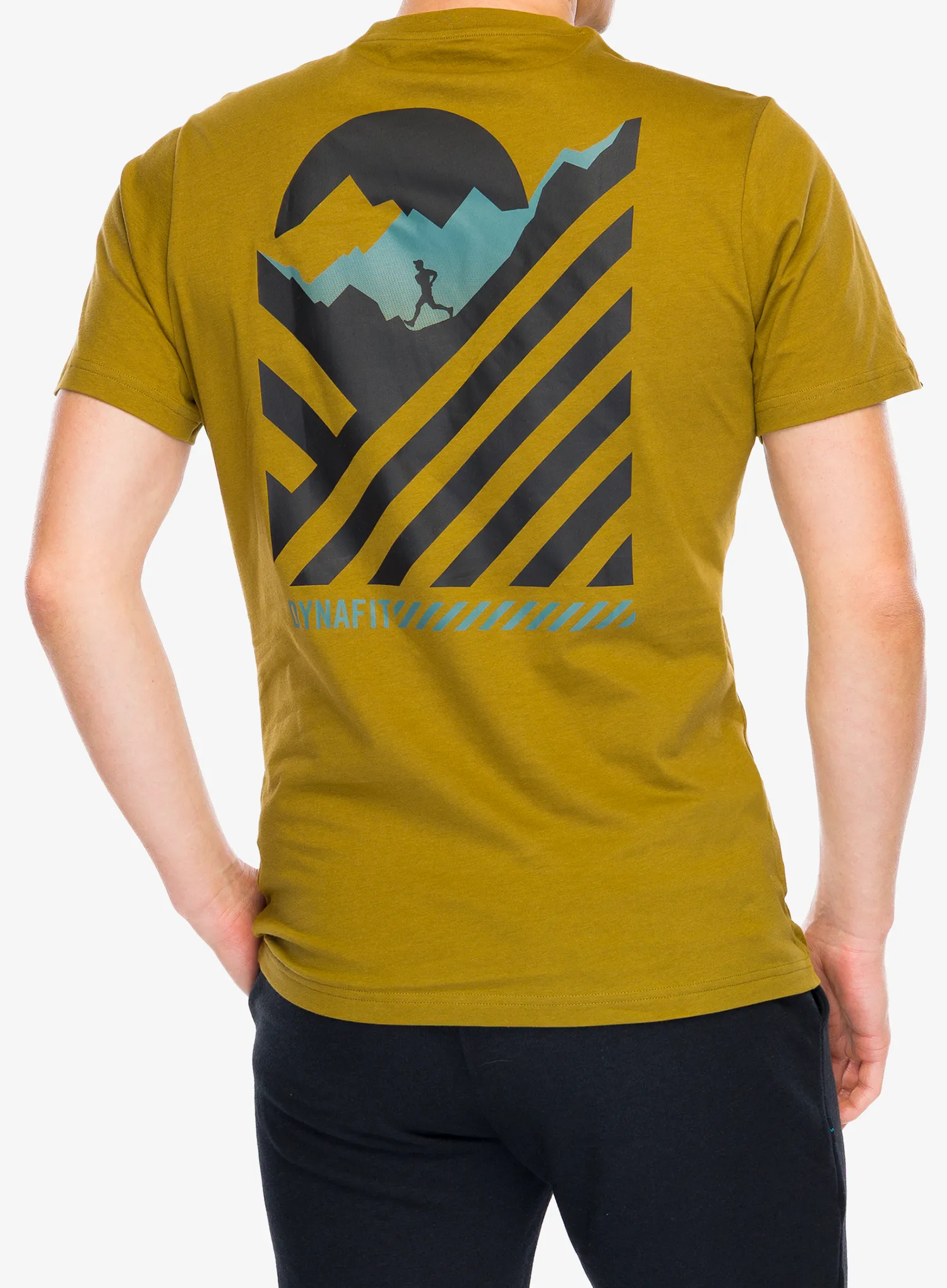 Bavlněné tričko Dynafit 24/7 Graphic T-Shirt - relic/striped elevation