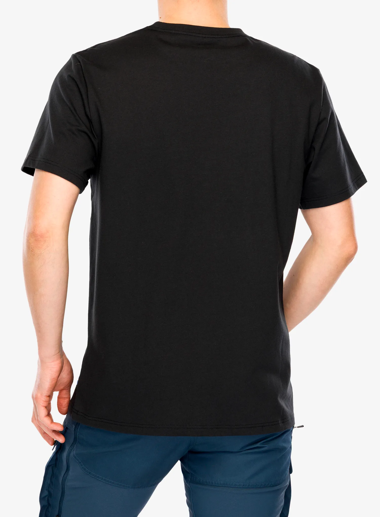 Bavlněné tričko Fjallraven Heavy Classic T-shirt - black