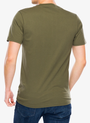 Bavlněné tričko Fox Absolute SS Prem Tee - olive green