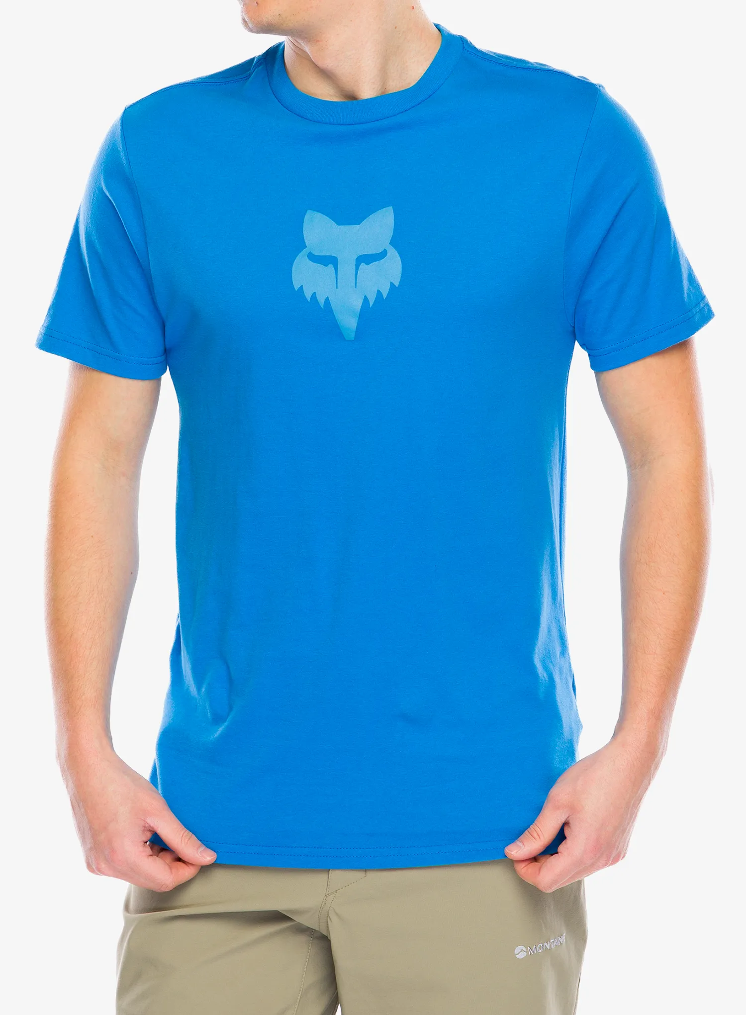 Bavlněné tričko Fox Head SS Prem Tee - true blue