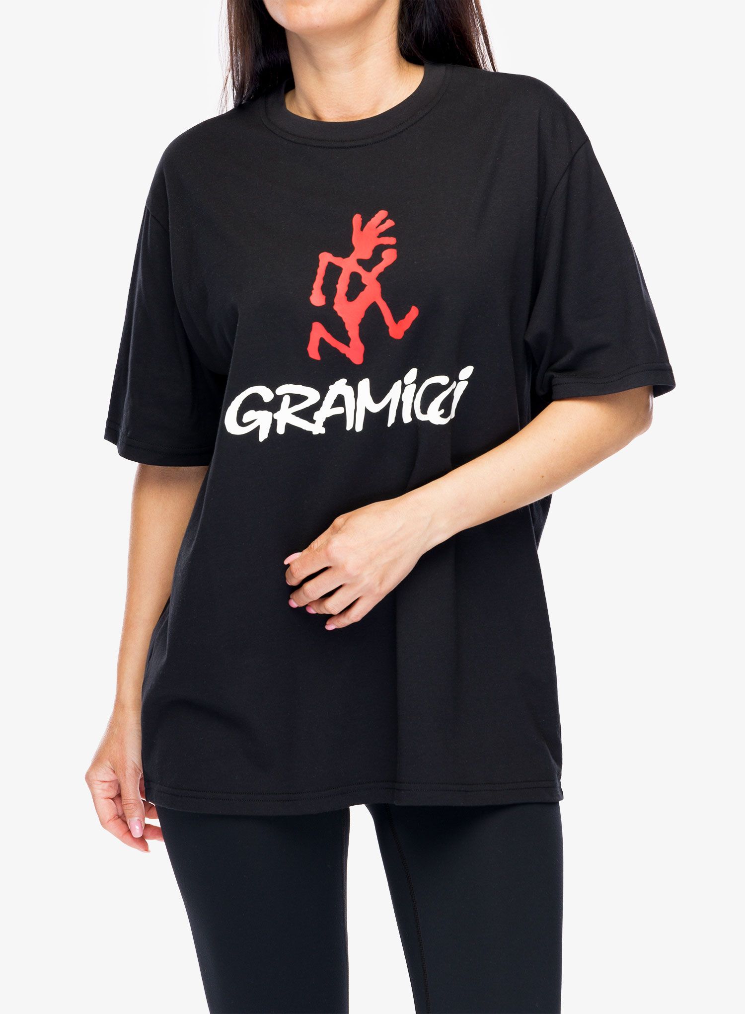 Bavlněné tričko Gramicci Gramicci Logo Tee - black