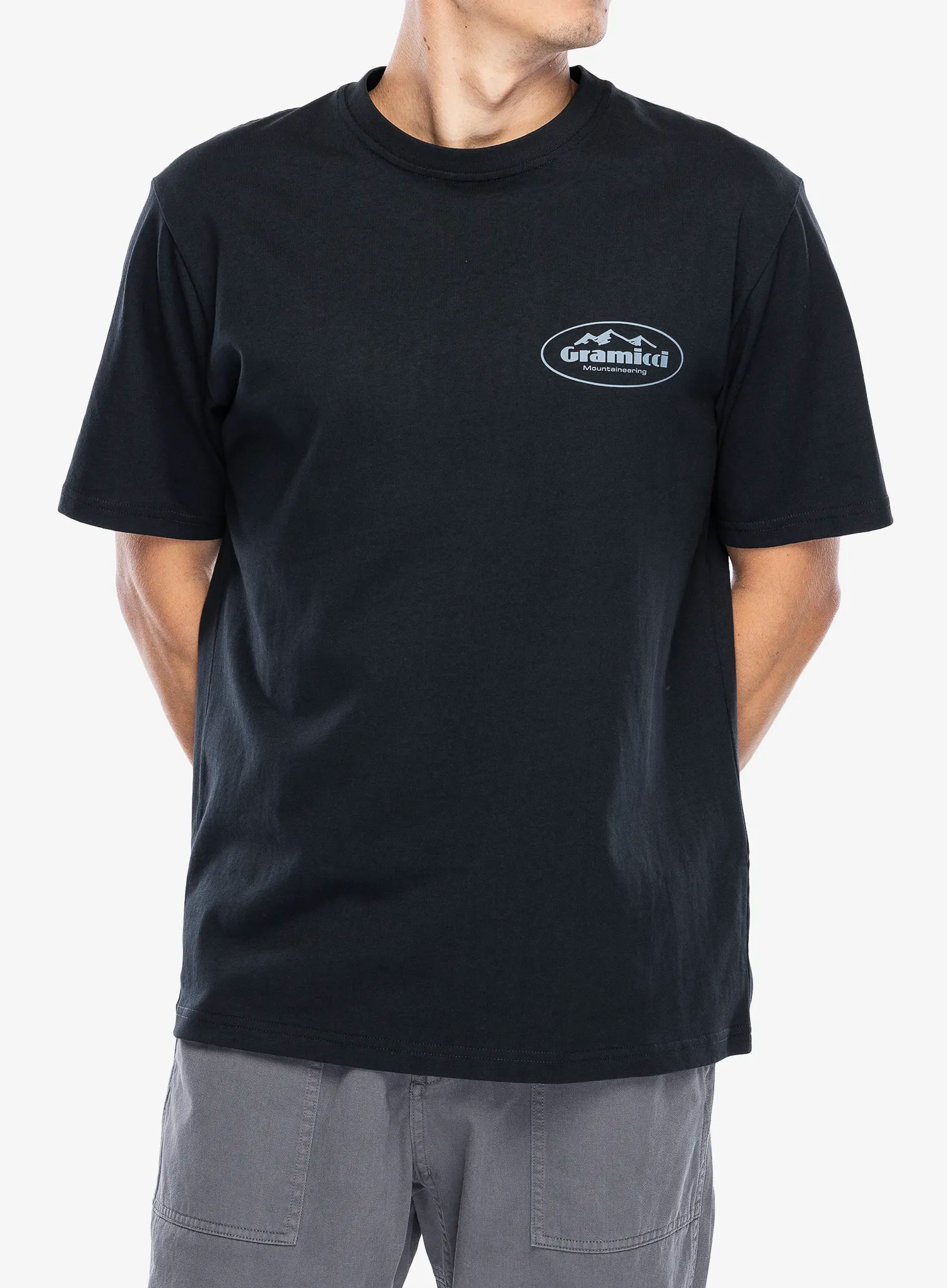 Bavlněné tričko Gramicci Mountaineering Tee - vintage black