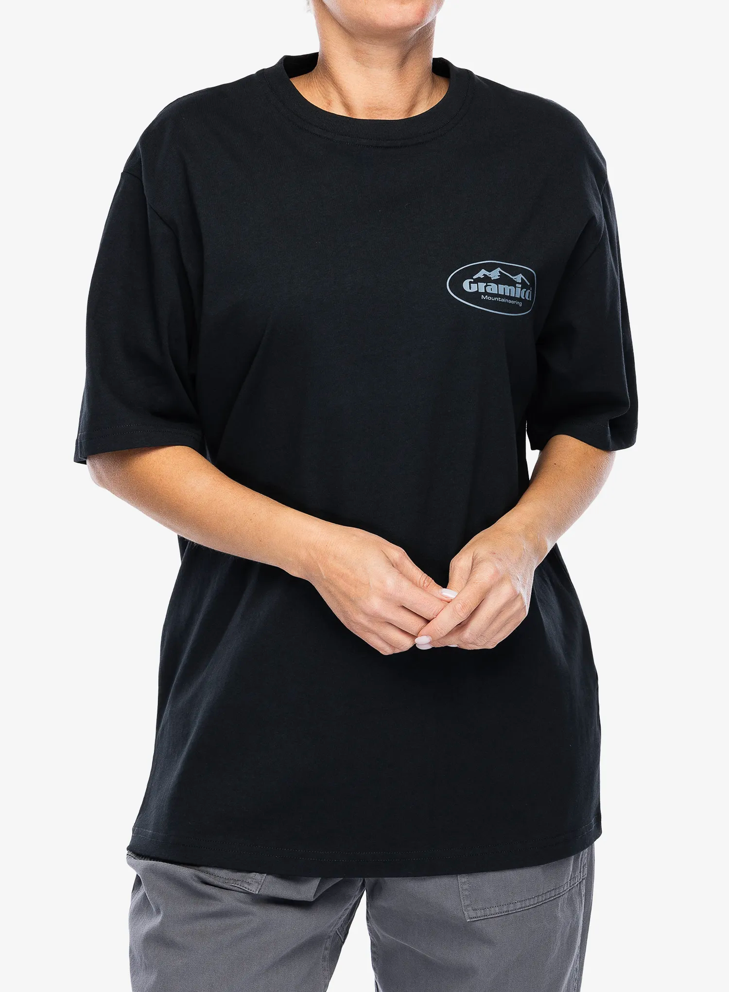 Bavlněné tričko Gramicci Mountaineering Tee - vintage black