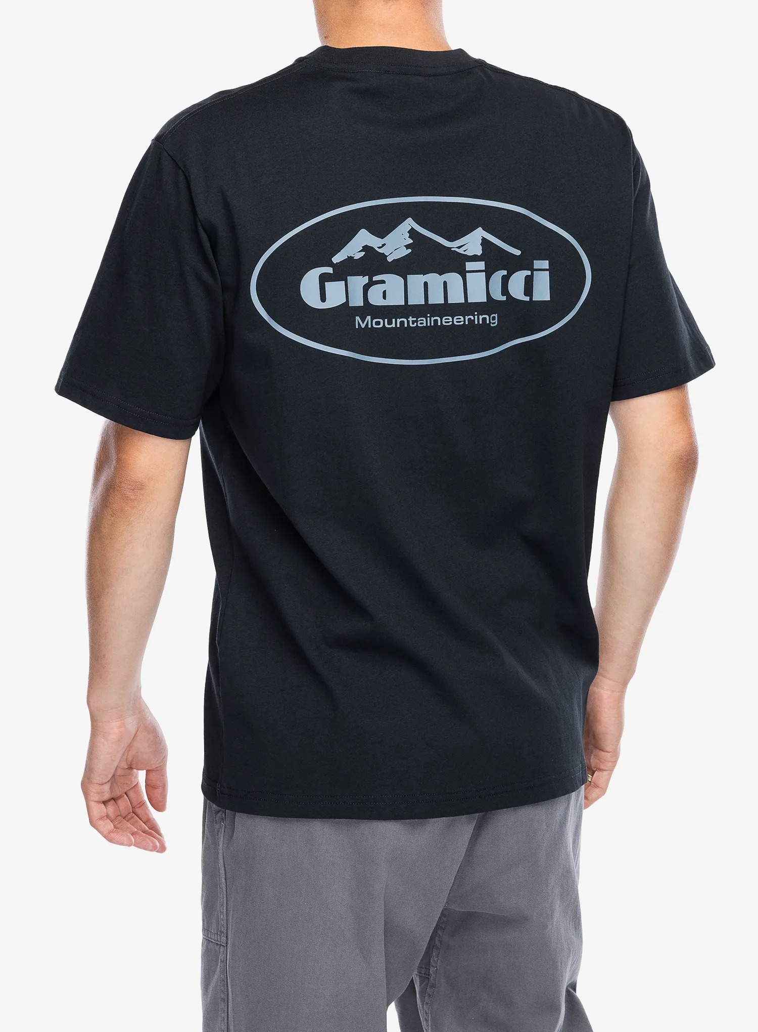 Bavlněné tričko Gramicci Mountaineering Tee - vintage black