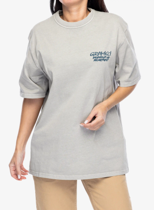 Bavlněné tričko Gramicci Napping Climber Tee - pigment slate