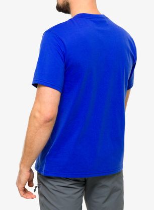 Bavlněné tričko Marmot Coastal Tee SS - trail blue