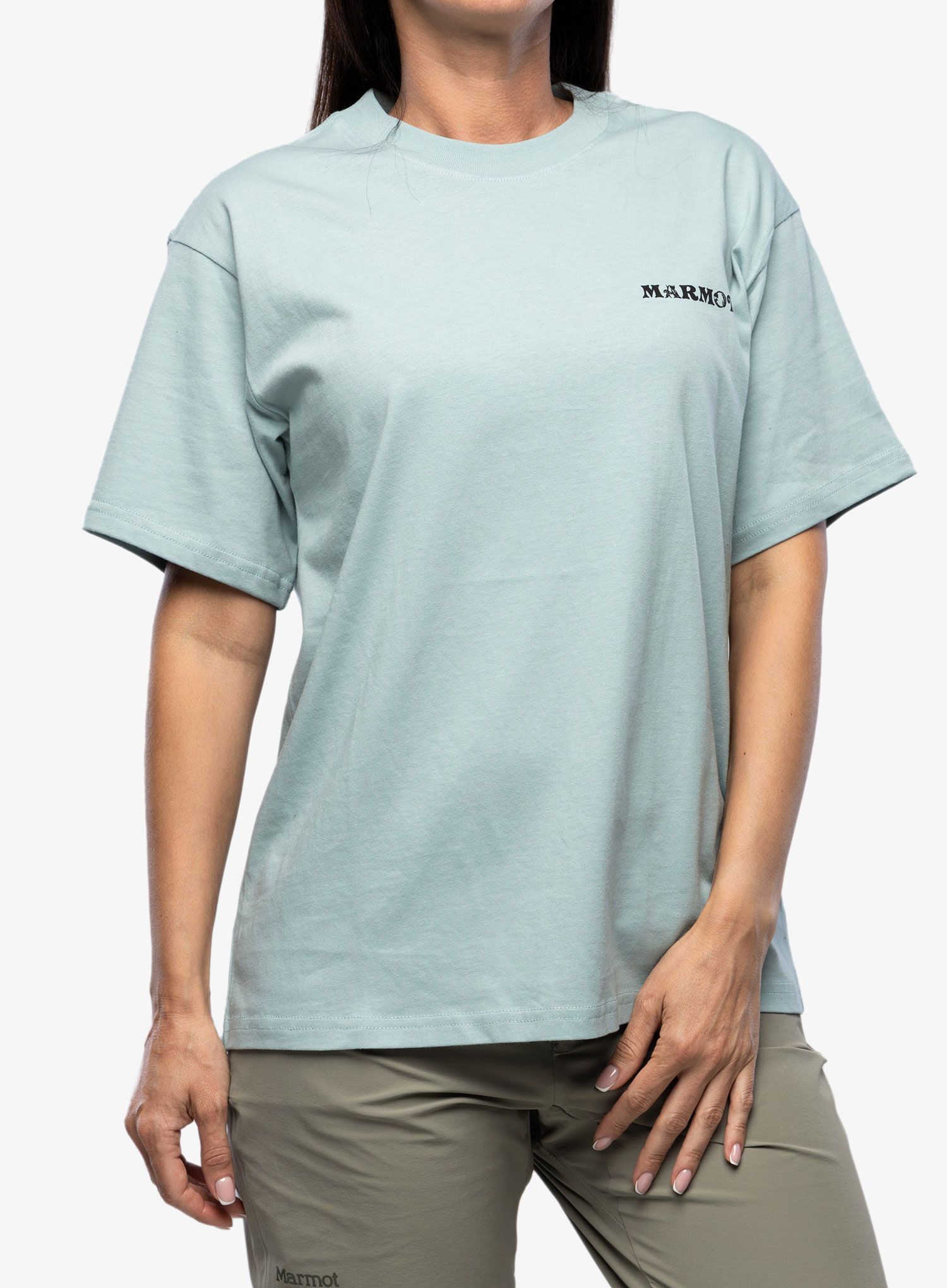 Bavlněné tričko Marmot Earth Day Heavyweight Tee SS - cloud blue