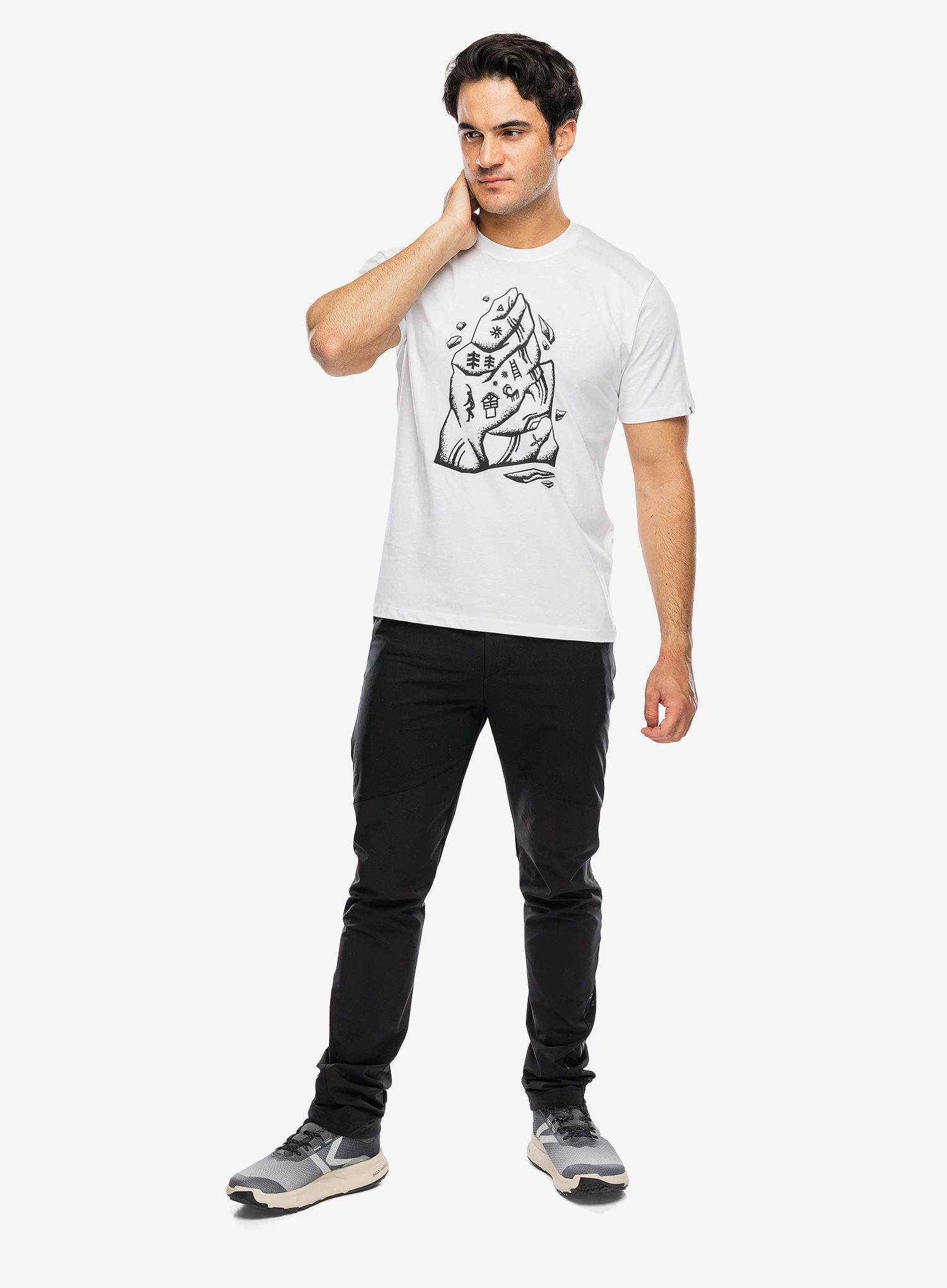 Bavlněné tričko Montura Spire T-Shirt - white