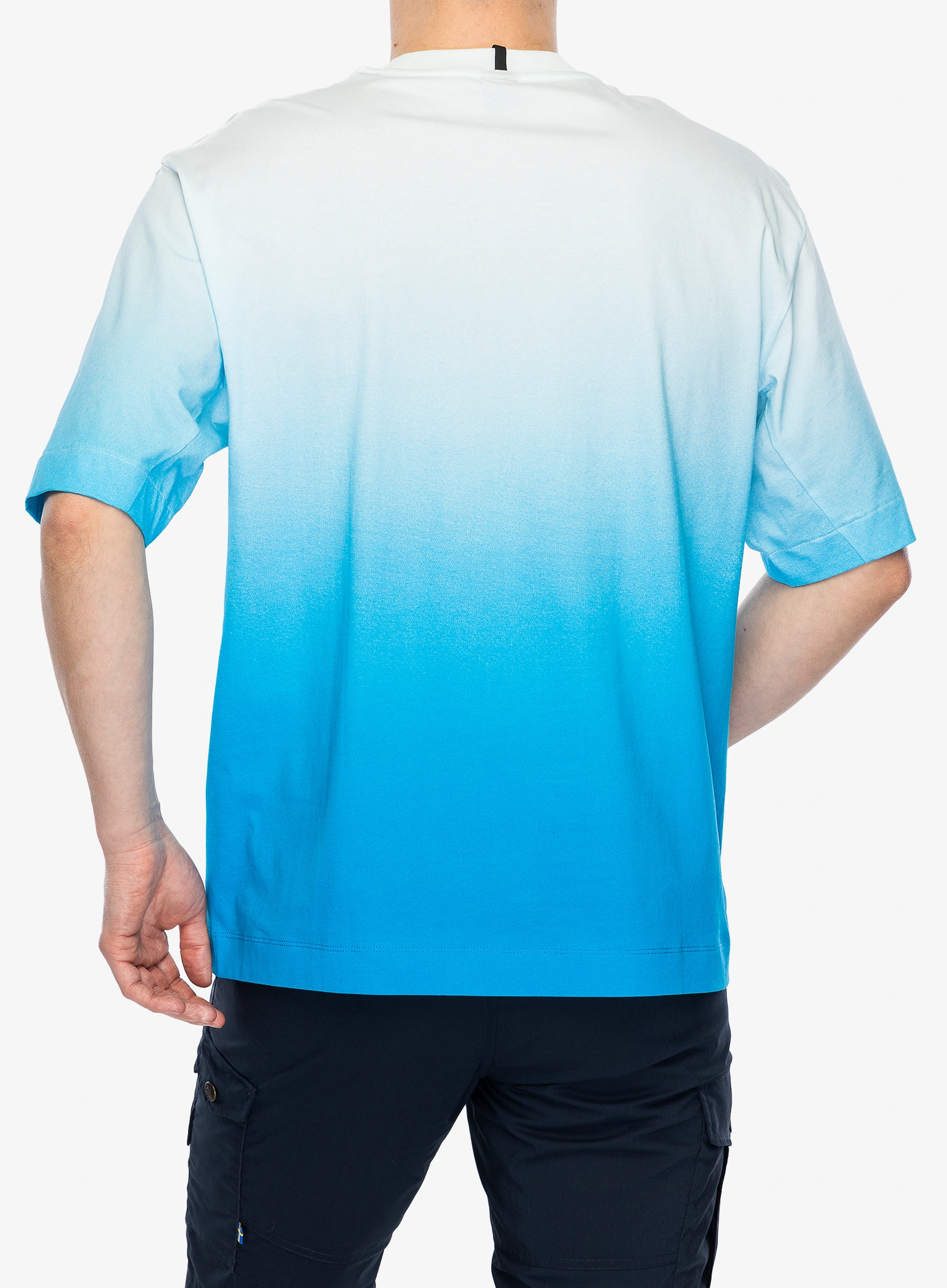 Bavlněné tričko Oakley Gradient Tee - gradient swimming blue