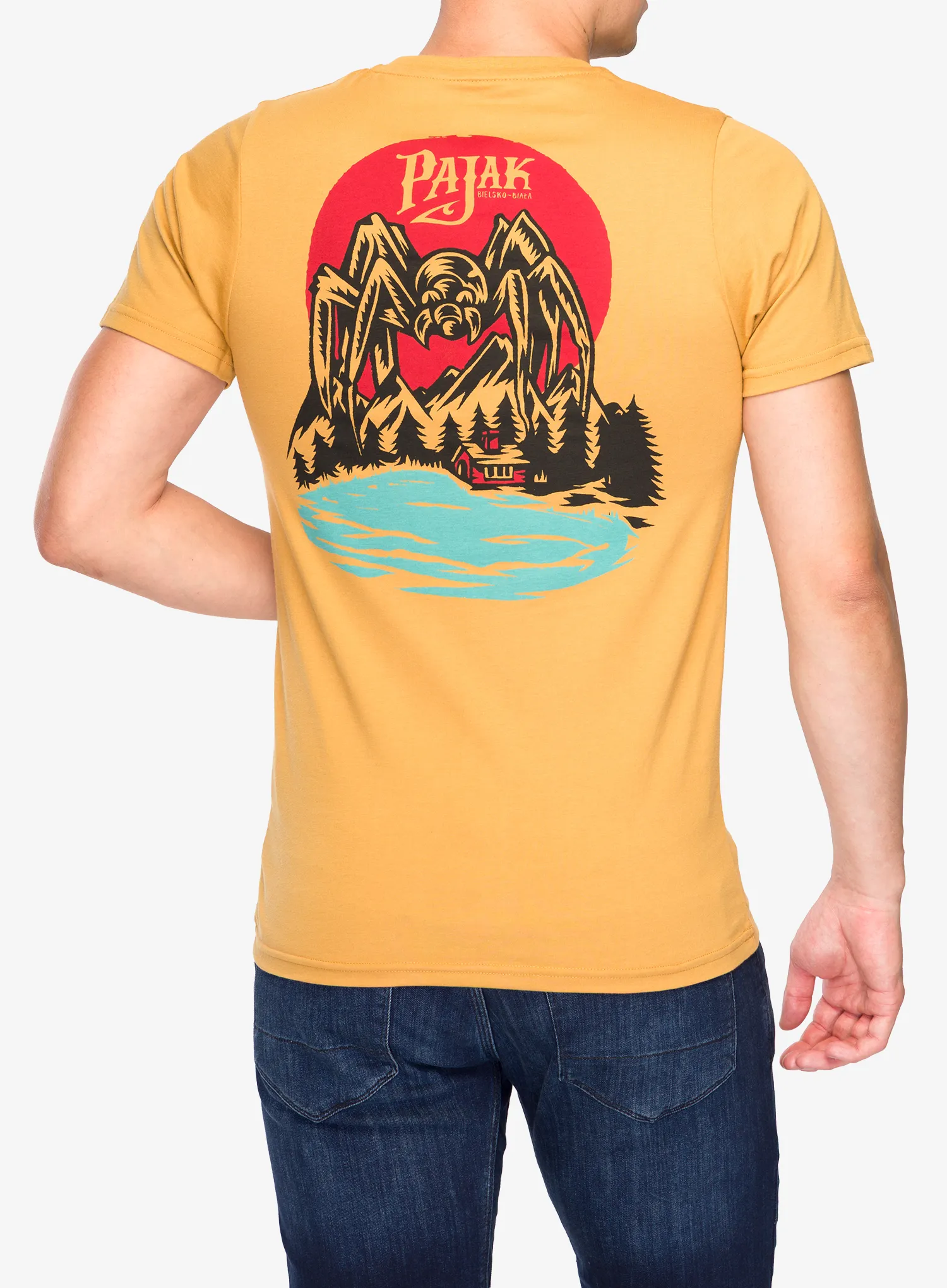 Bavlněné tričko Pajak x Swanski Spider T-Shirt - acorn