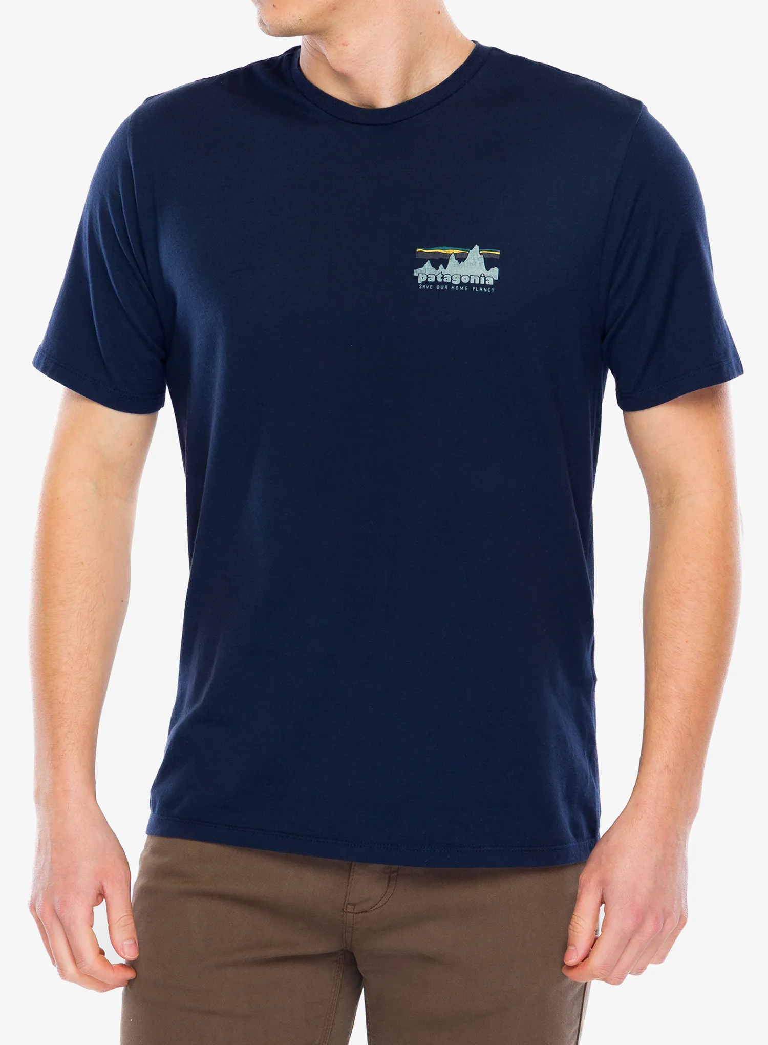 Bavlněné tričko Patagonia 73 Skyline Organic T-Shirt - new navy