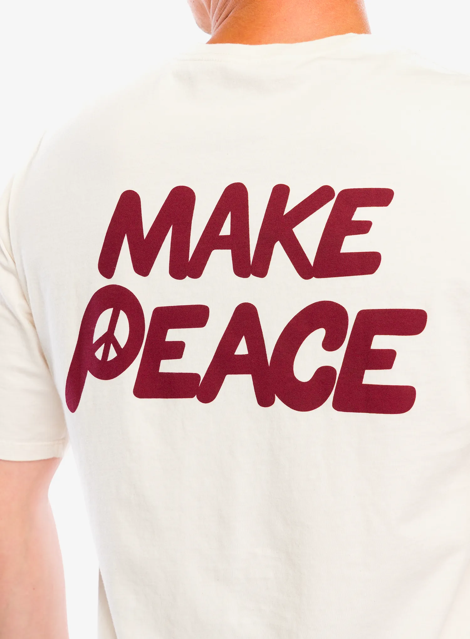 Bavlněné tričko Patagonia Balance Organic T-Shirt - peace seeds/undyed natural