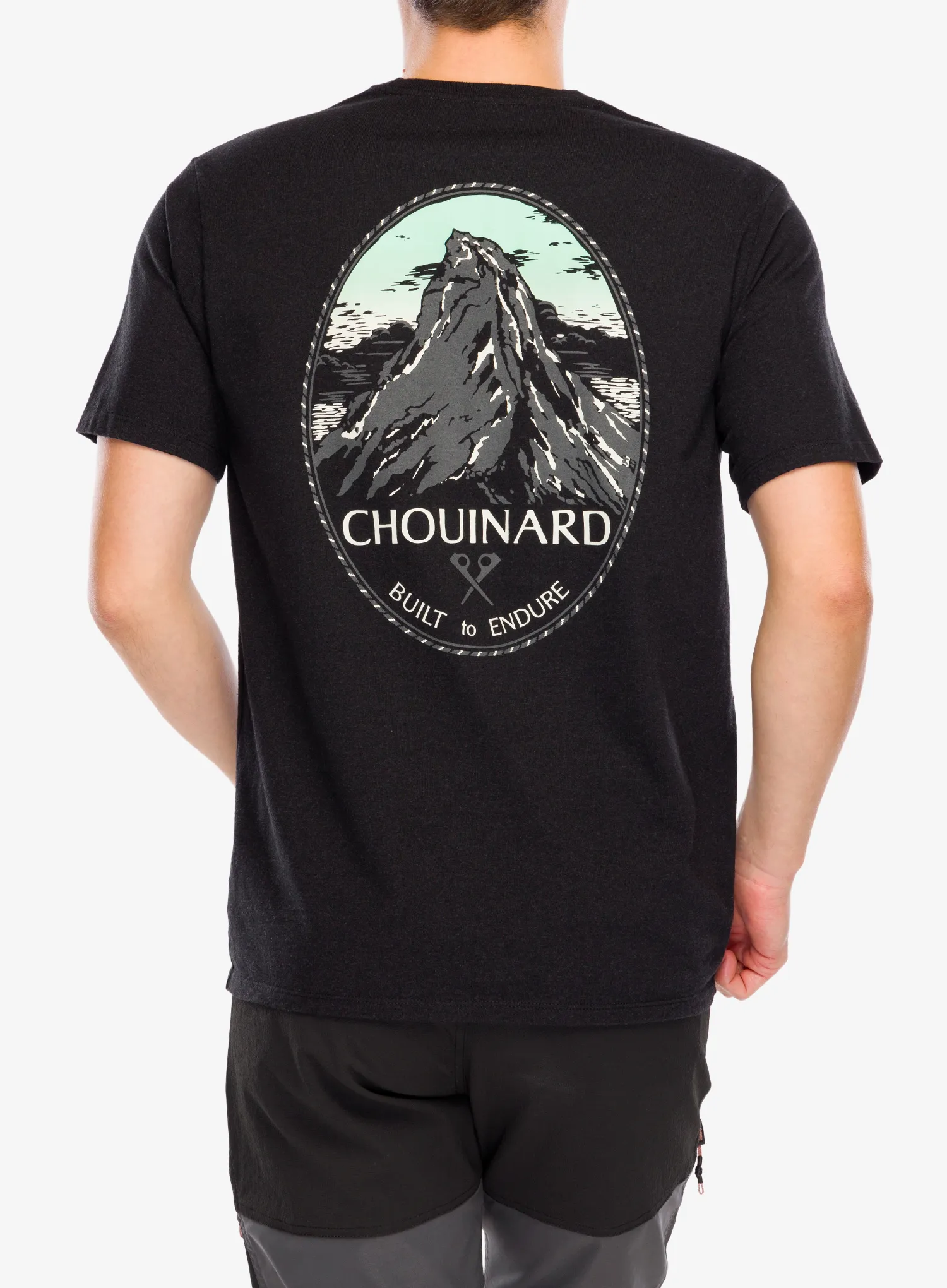 Bavlněné tričko Patagonia Chouinard Crest Pocket Responsibili-Tee - ink black