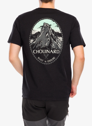 Bavlněné tričko Patagonia Chouinard Crest Pocket Responsibili-Tee - ink black