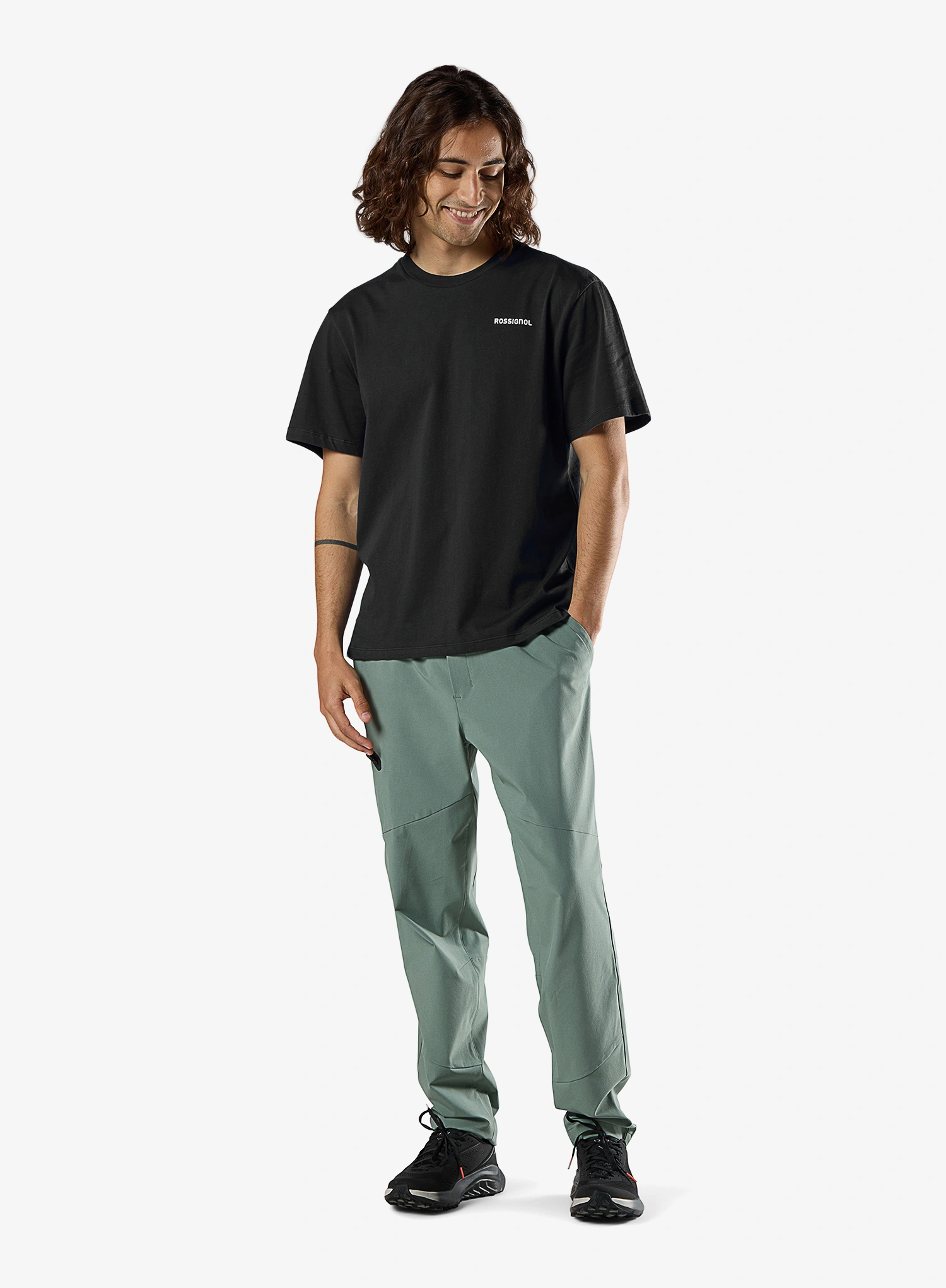 Bavlněné tričko Rossignol Presset Tee - black