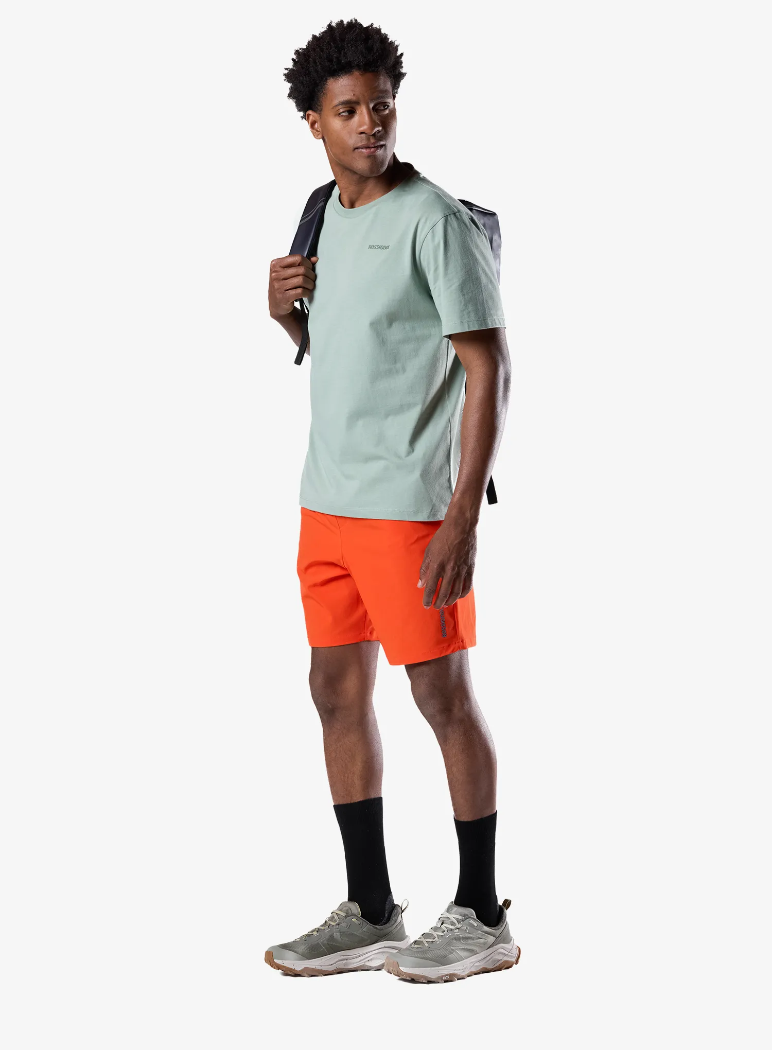 Bavlněné tričko Rossignol Presset Tee - sage green