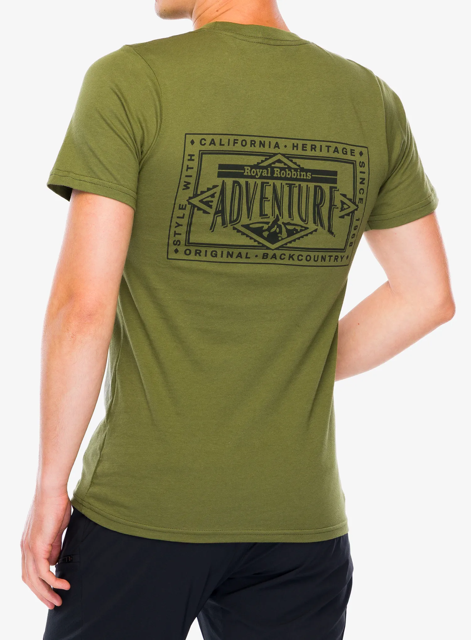 Bavlněné tričko Royal Robbins Adventure Tee s/s - forest