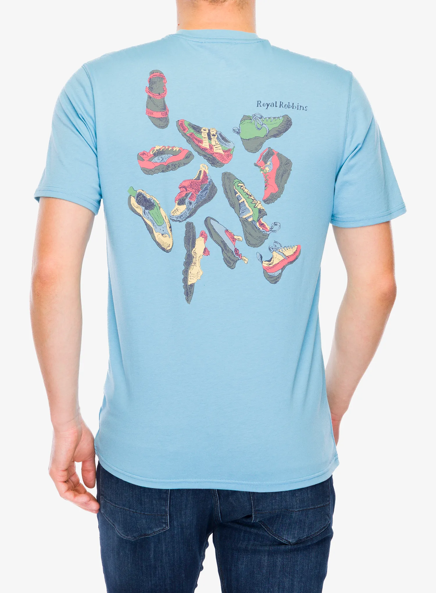 Bavlněné tričko Royal Robbins RR Graphic Tee - catalina shoe pt