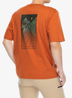 Bavlněné tričko Salewa Eagle Sunset Loose T-Shirt - bombay brown