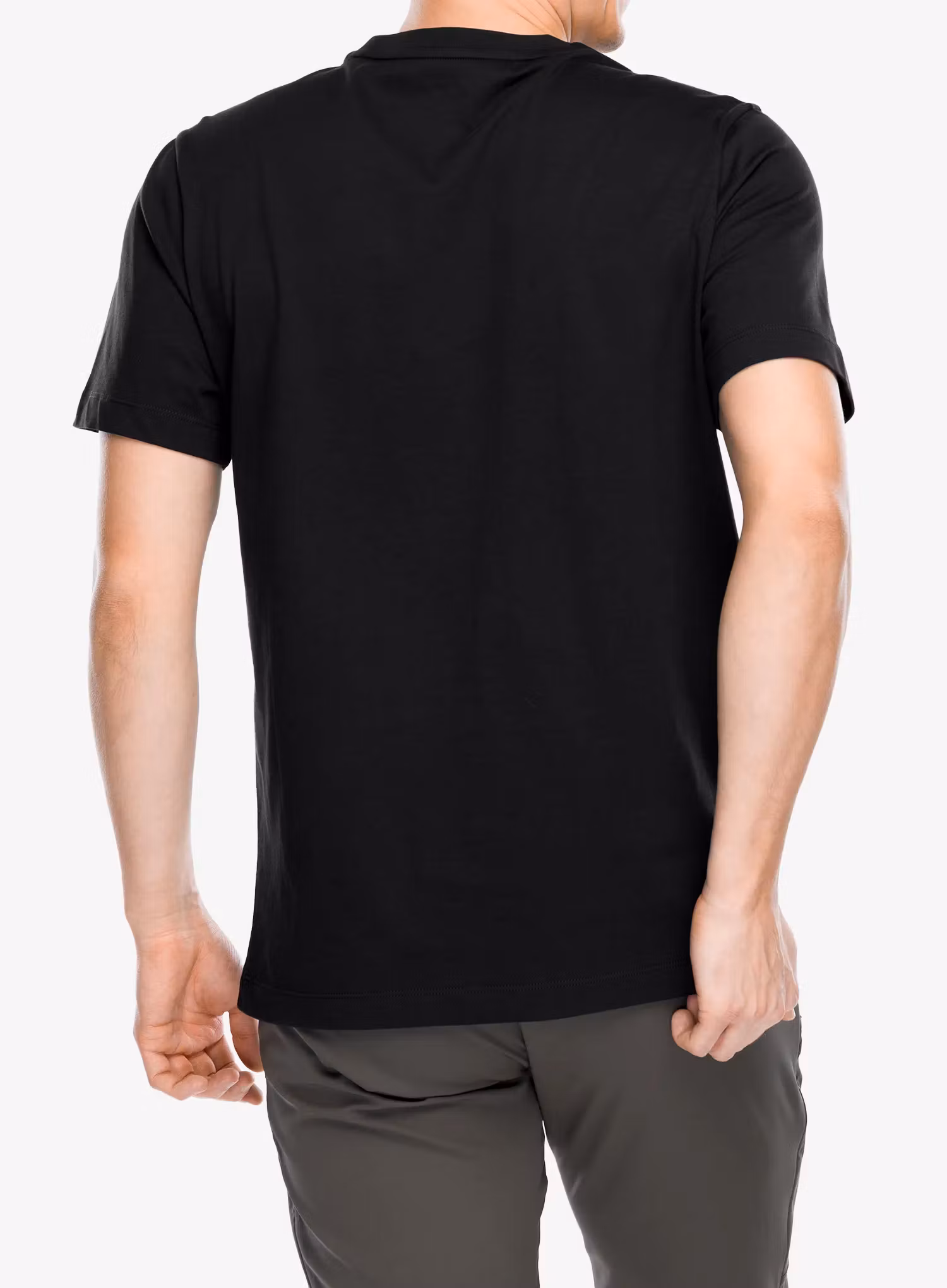 Bavlněné tričko Salomon Big Logo Tee - deep black