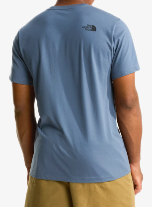 Bavlněné tričko The North Face Evolution Box Half Dome Regular Short - granite grey