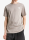 Bavlněné tričko The North Face Evolution Box Nse Regular Short Sleeve - stone slab
