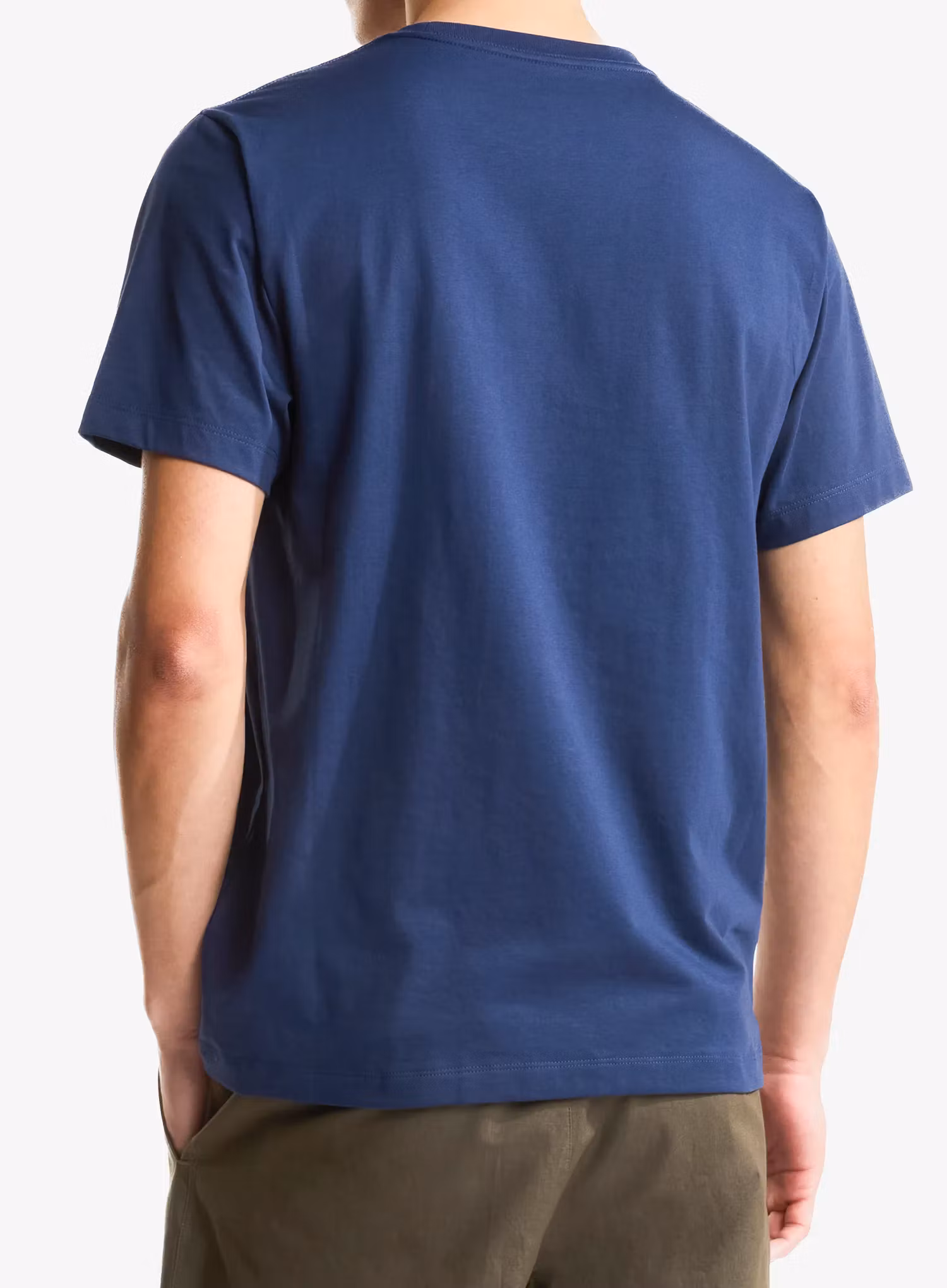 Bavlněné tričko The North Face Evolution Simple Dome Regular SS - summit navy