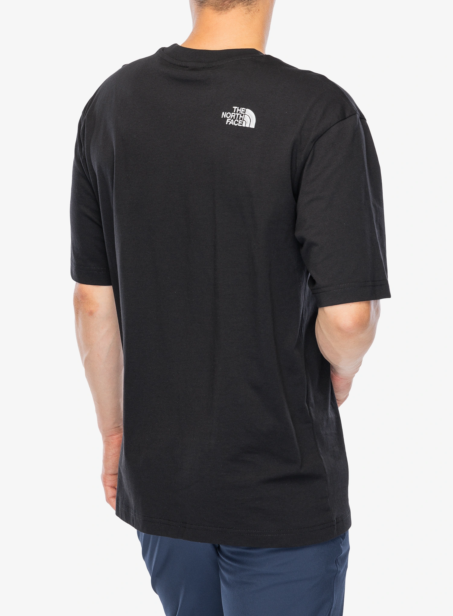 Bavlněné tričko The North Face SS Essential Oversize Tee - tnf black