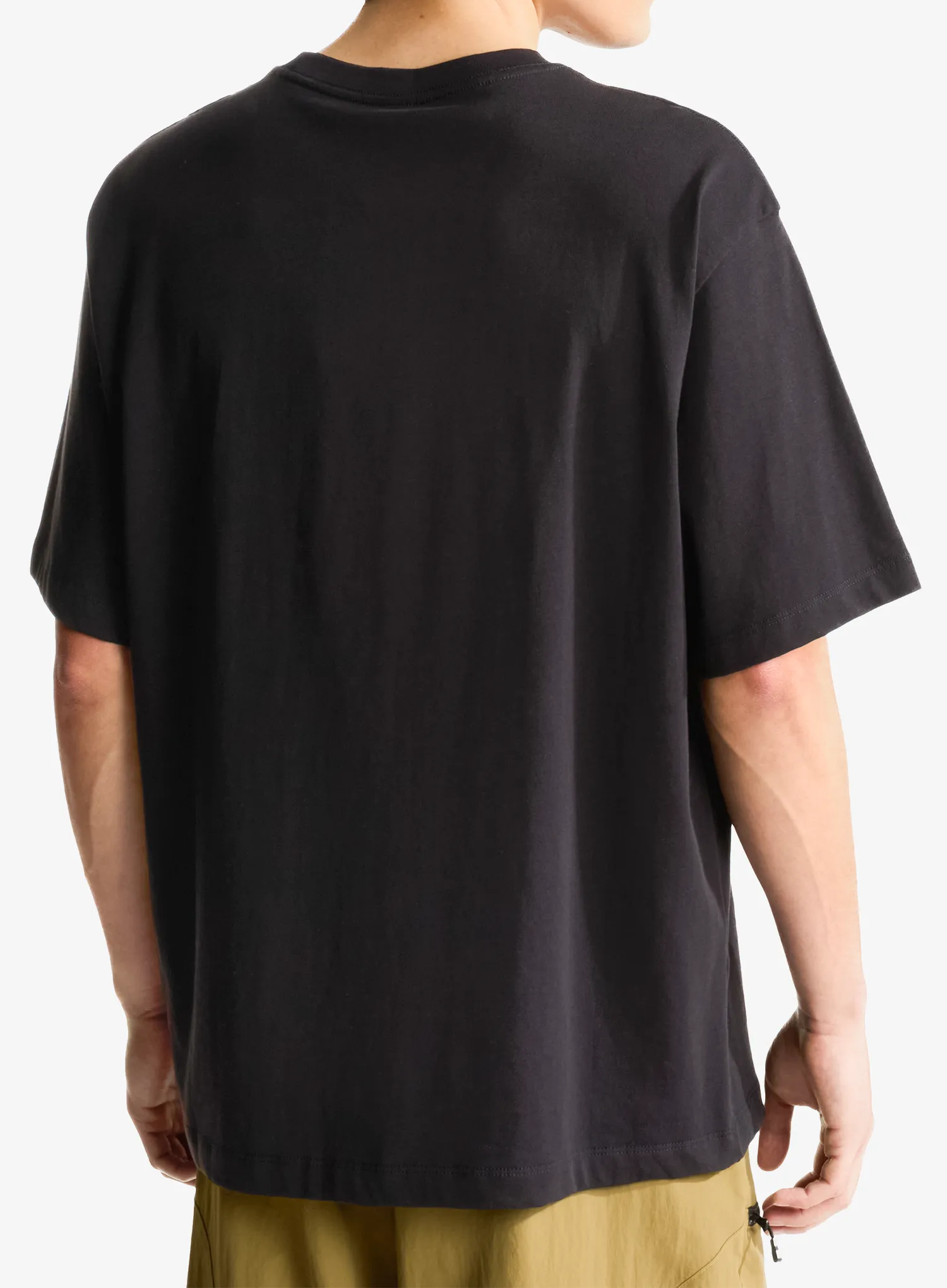 Bavlněné tričko The North Face TNF Essential Simple Dome OS SS Tee - tnf black