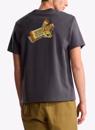 Bavlněné tričko The North Face TNF Snack Relaxed SS Tee - anthracite grey