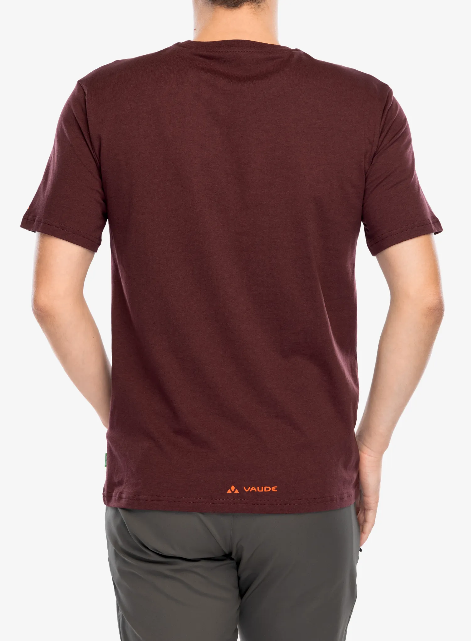 Bavlněné tričko Vaude Cyclist T-Shirt V - dark oak