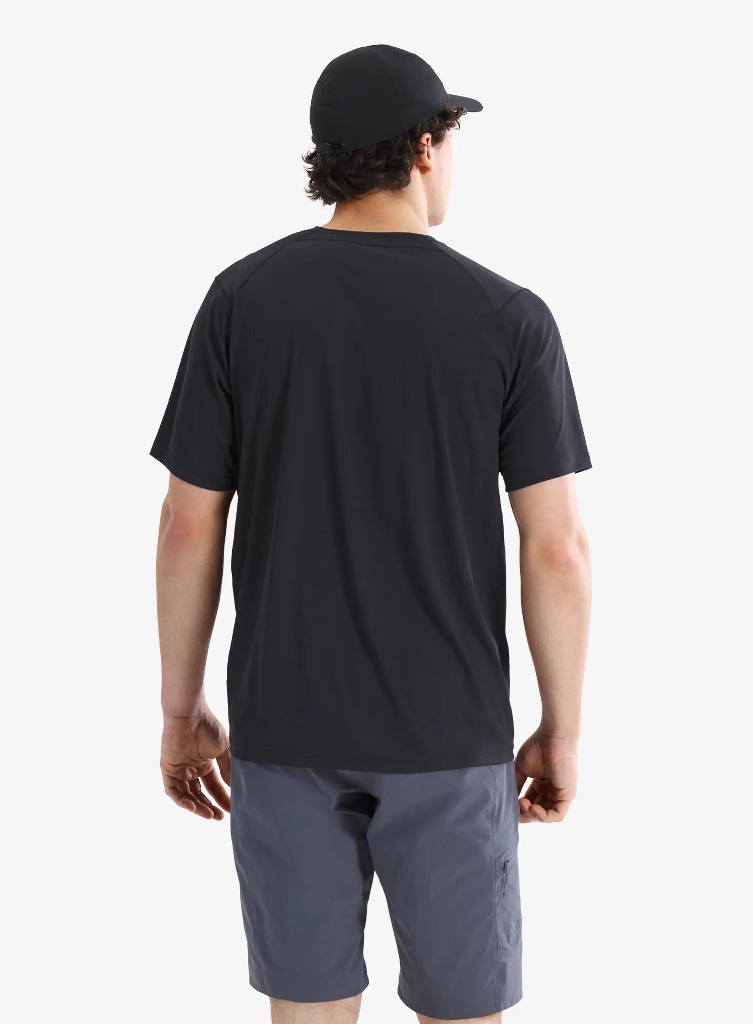 Běžecké triko Arcteryx Cormac Logo SS - black