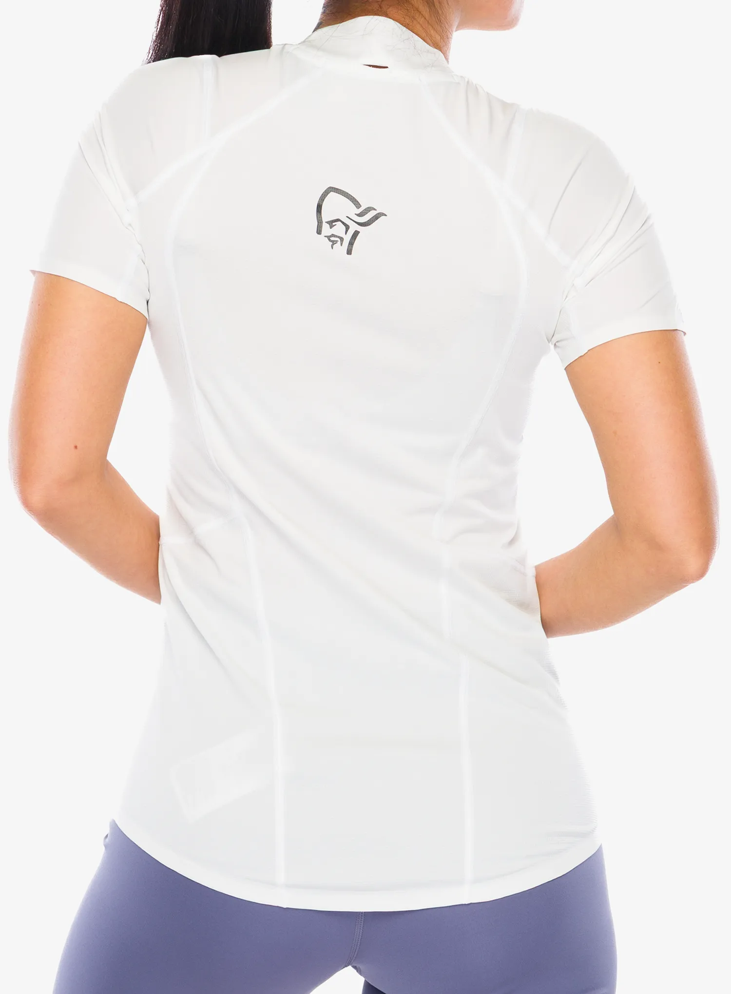 Běžecké tričko dámské Norrona Senja Equaliser Lightweight T-Shirt - snow white