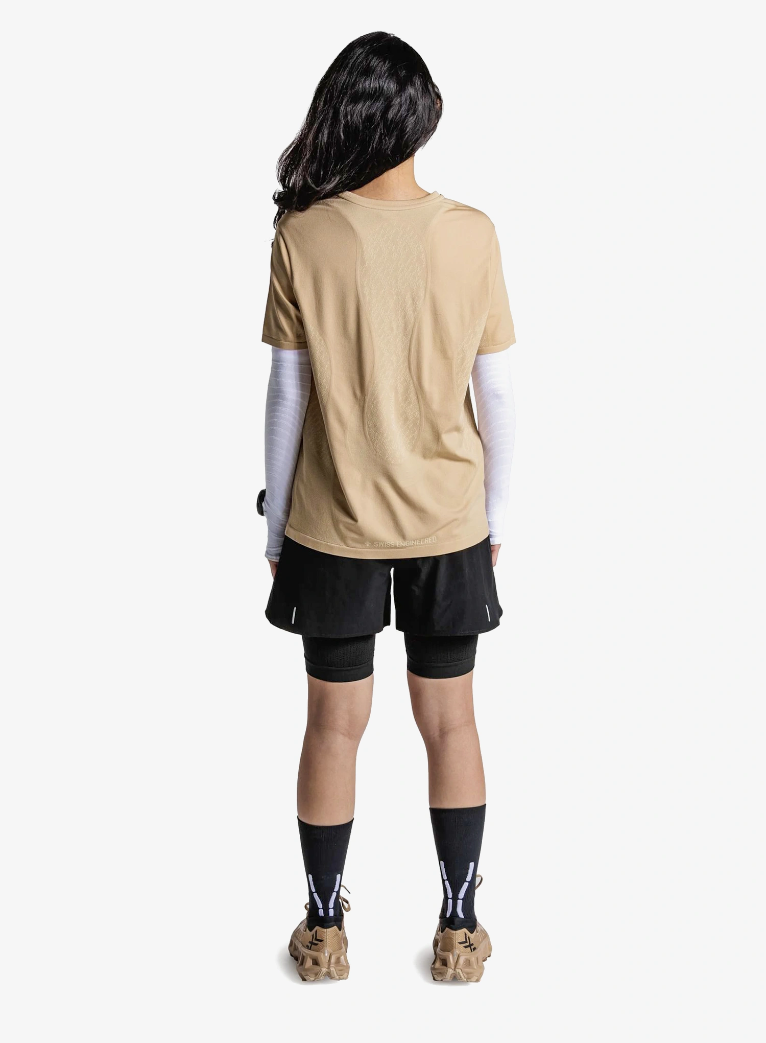Běžecké tričko dámské X-Bionic Xceed Run Discover Shirt - sand/sand