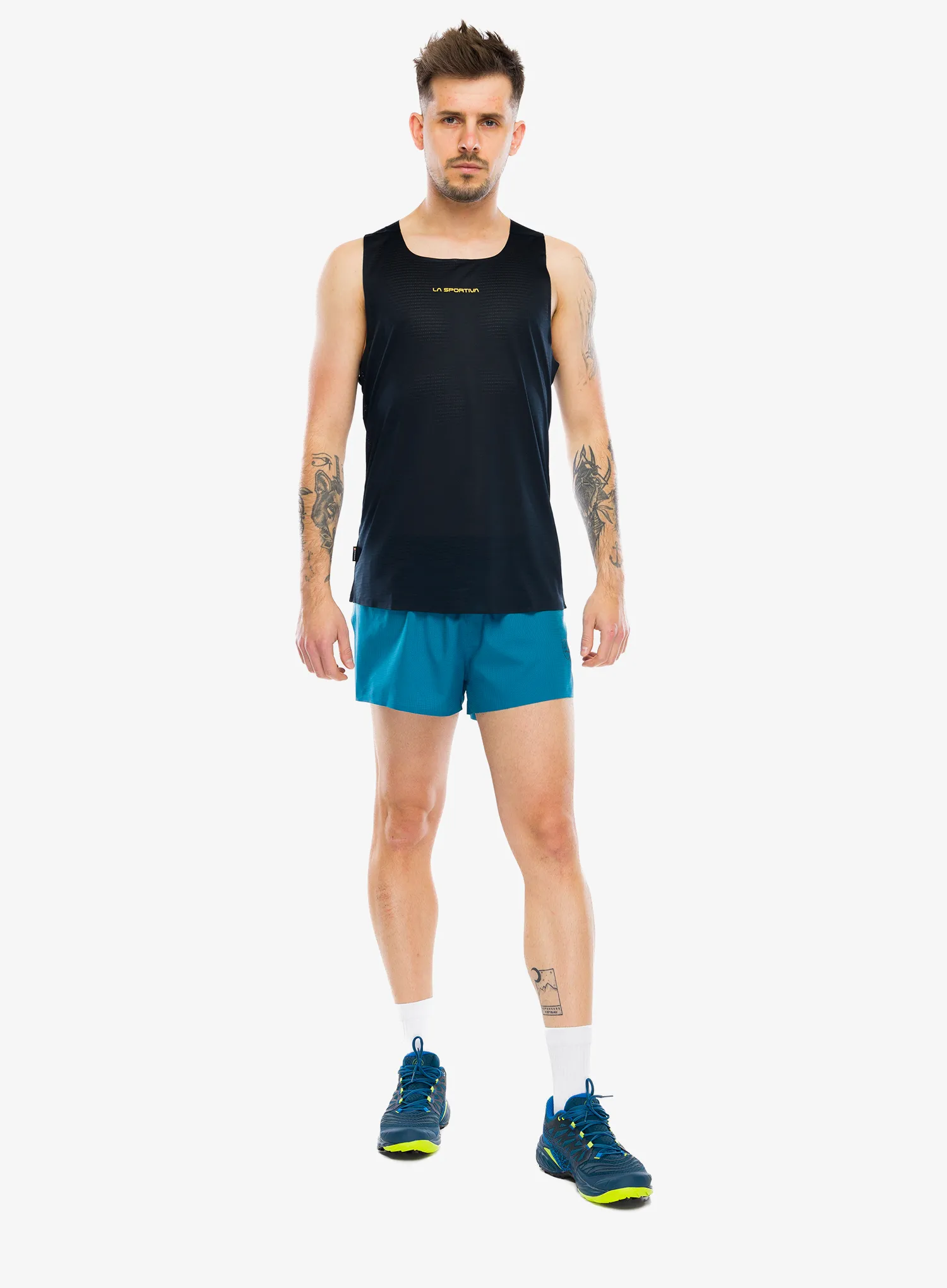 Běžecké triko La Sportiva Pure Tank - black/yellow
