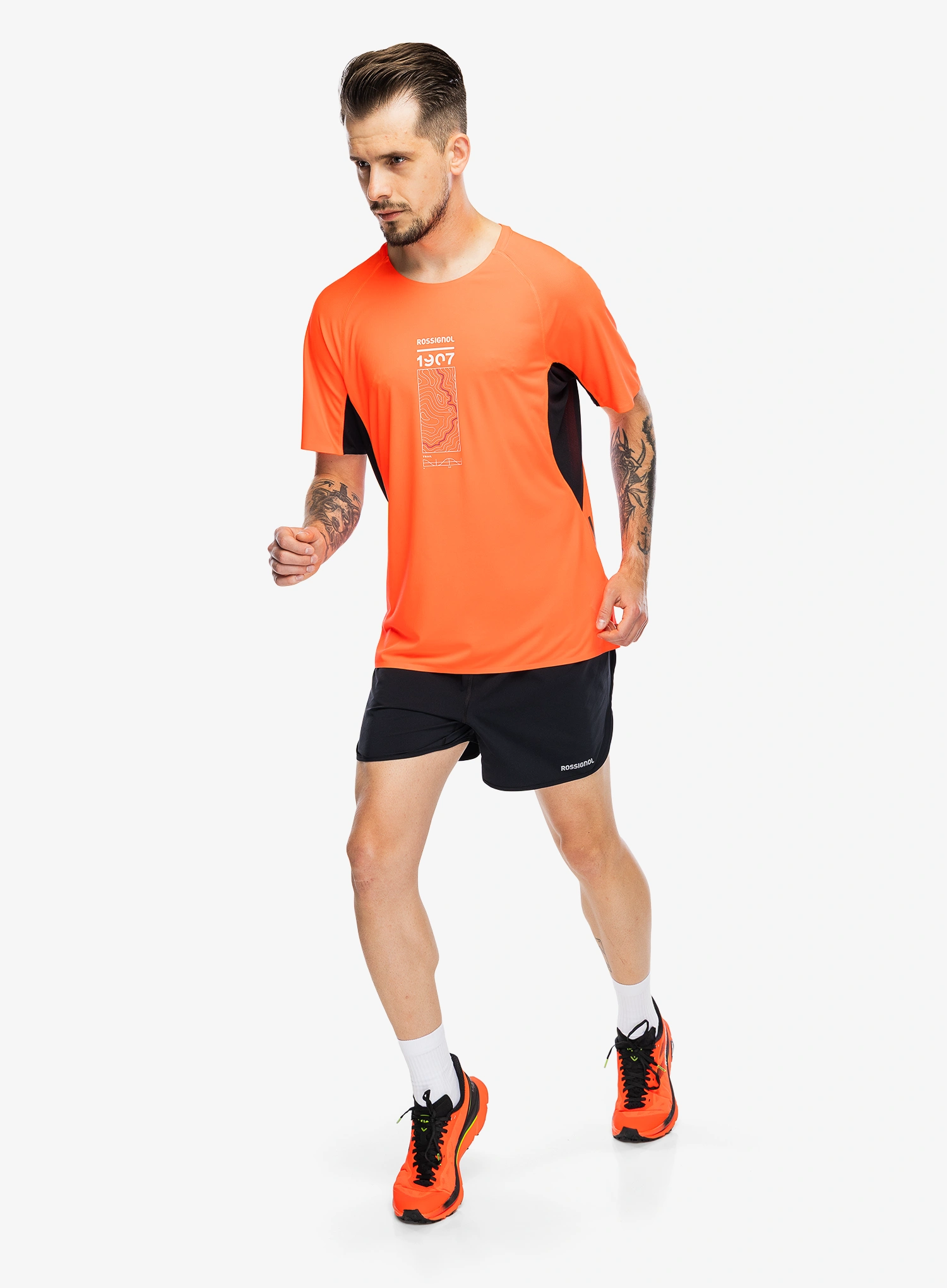Běžecké triko Rossignol Sapa Ultra Tee - neon red  