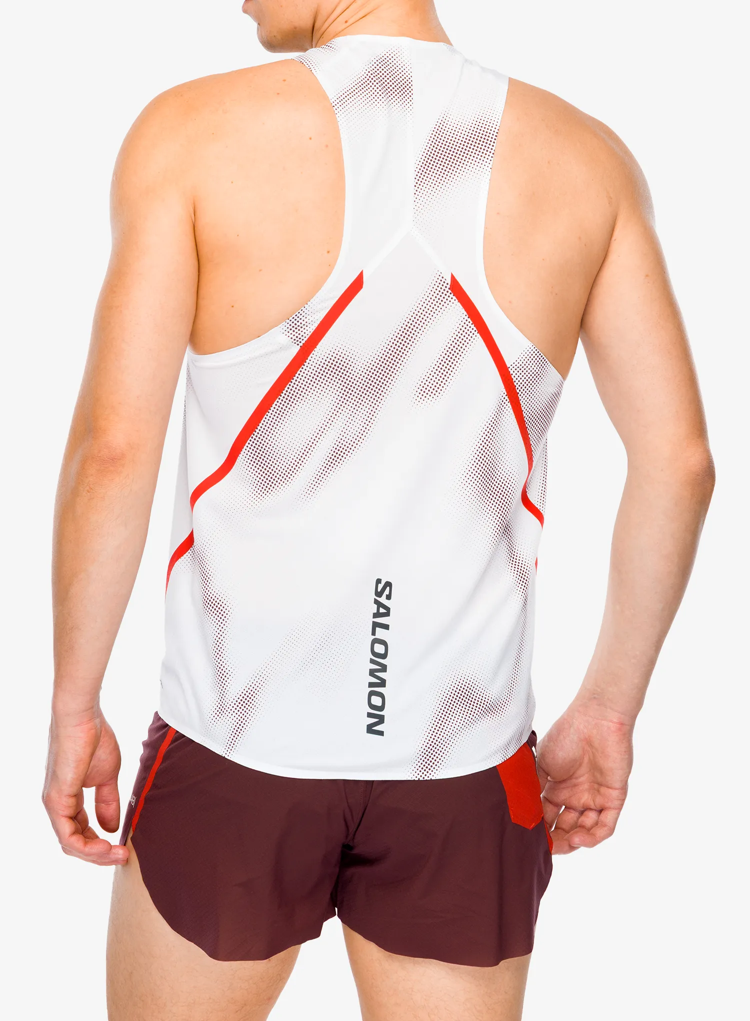 Běžecké triko Salomon S/Lab Speed Singlet - white/and