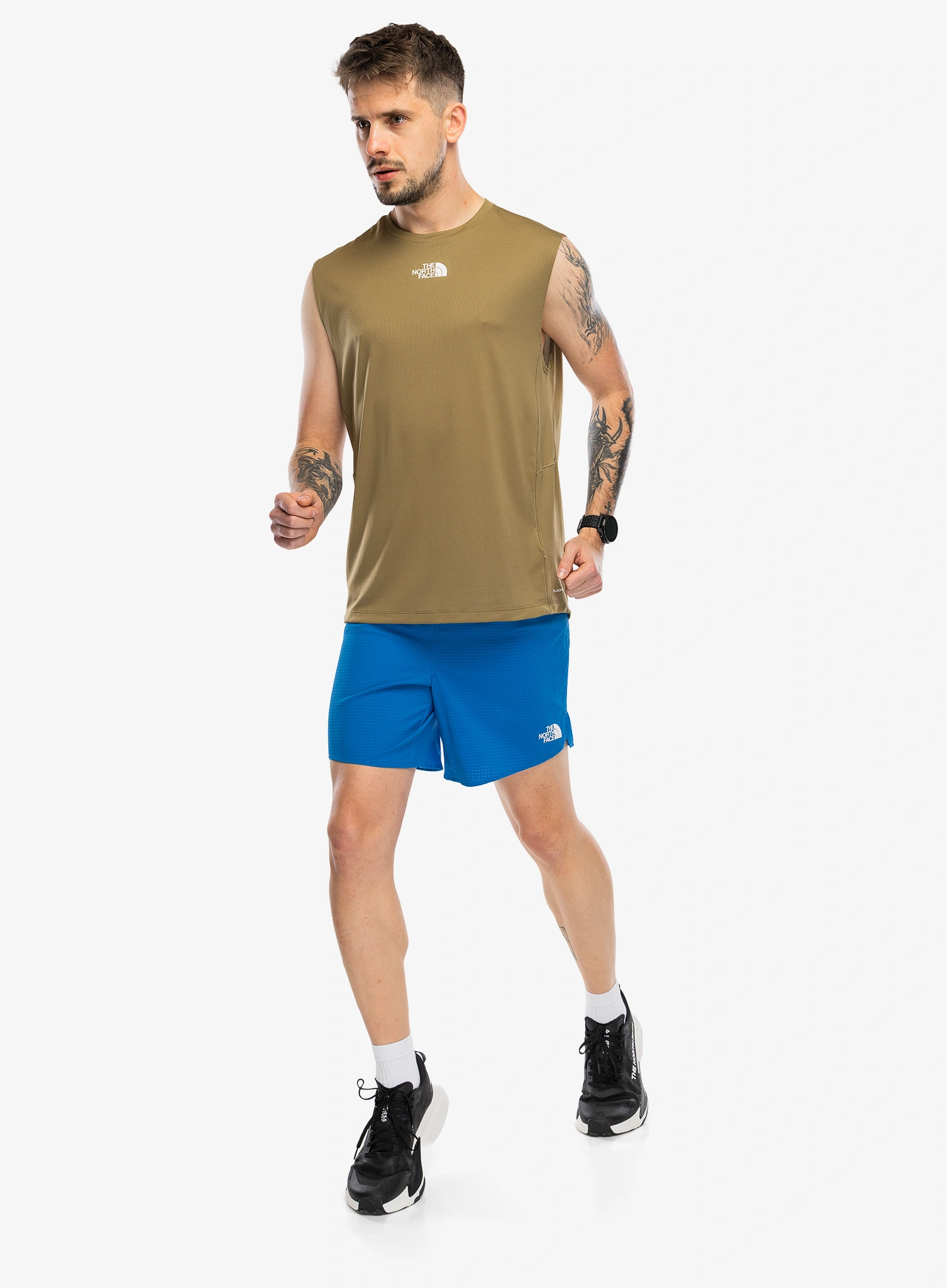 Běžecké triko The North Face Lightbright Tank - cedar