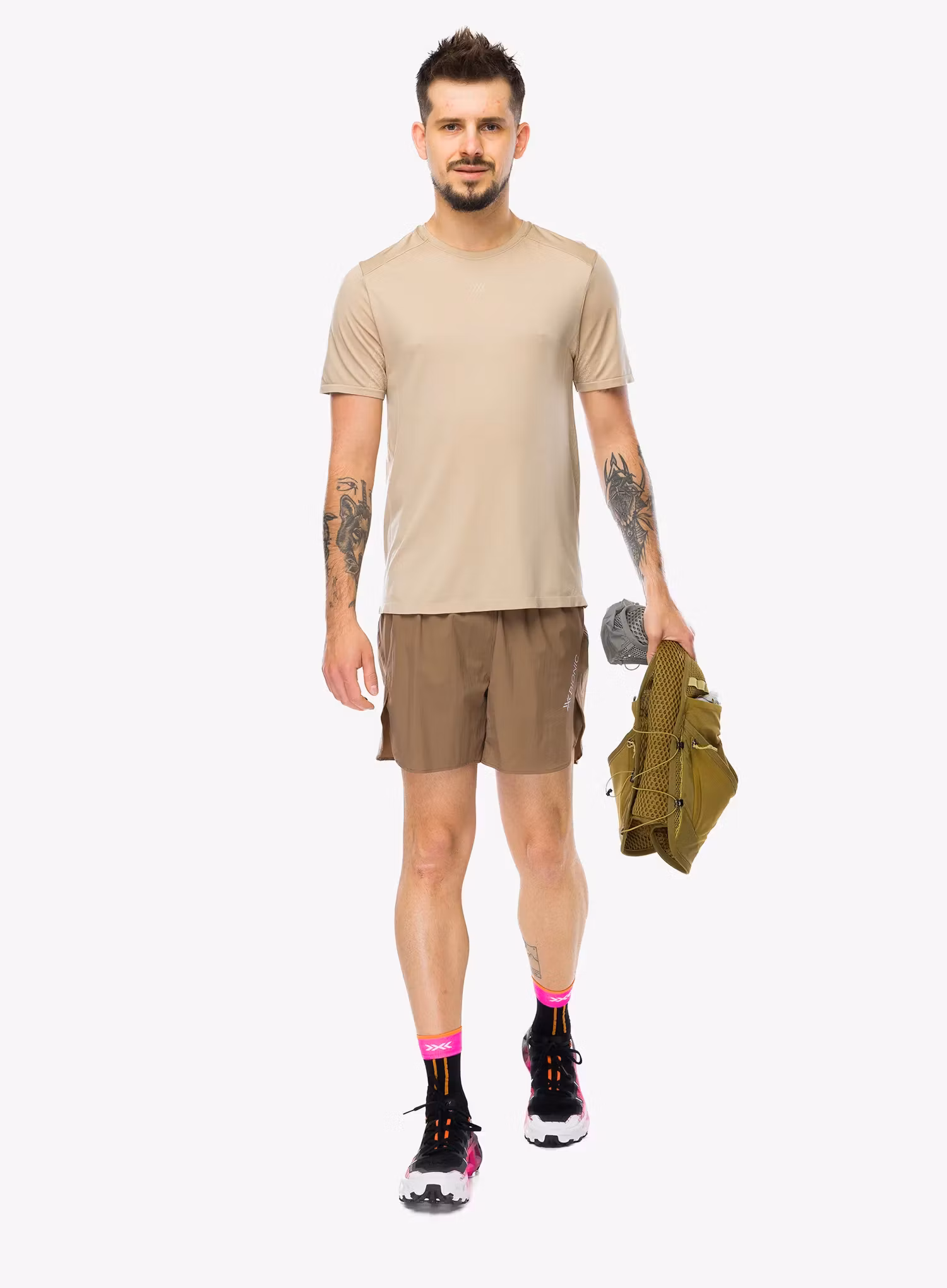 Běžecké triko X-Bionic Xceed Run Discover Shirt - sand