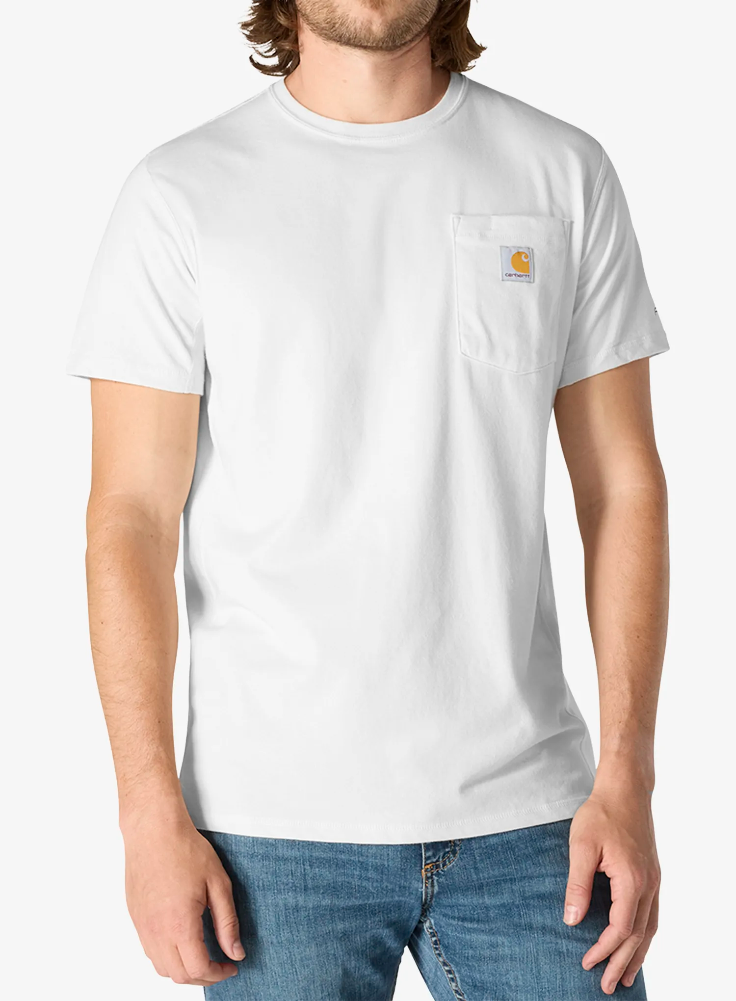 Tričko Carhartt Force Relaxed T-Shirt - white