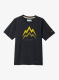 Chlapecké tričko Columbia Tech Trail Utility S/S Graphic Crew - black/energetic